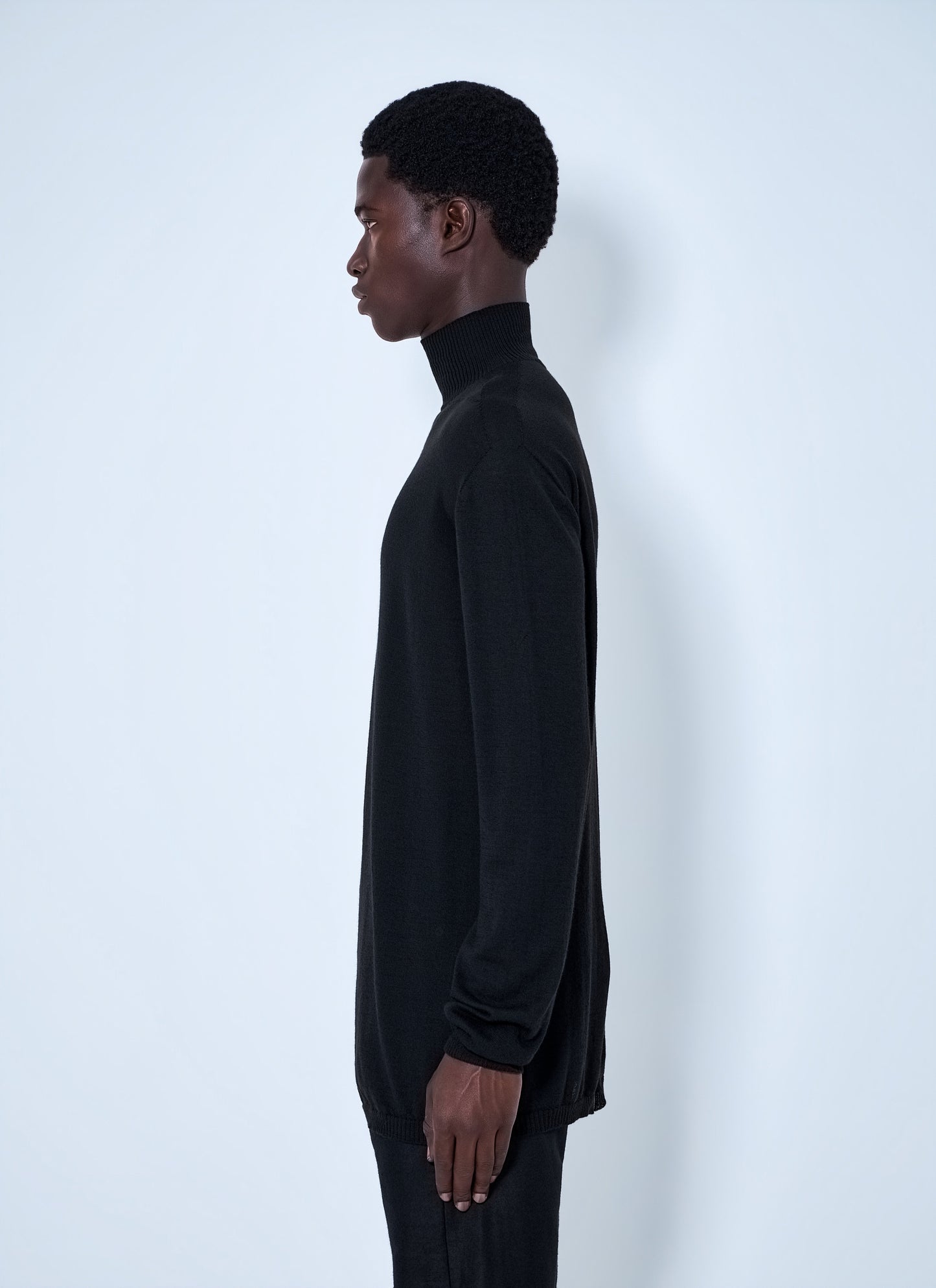 Rick Owens Men Oversized Turtleneck Sweater RICK OWENS