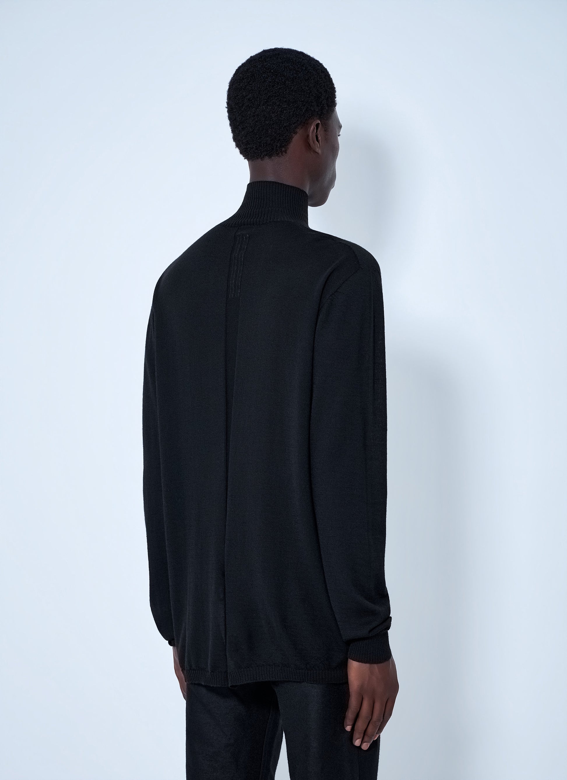 Rick Owens Men Oversized Turtleneck Sweater RICK OWENS