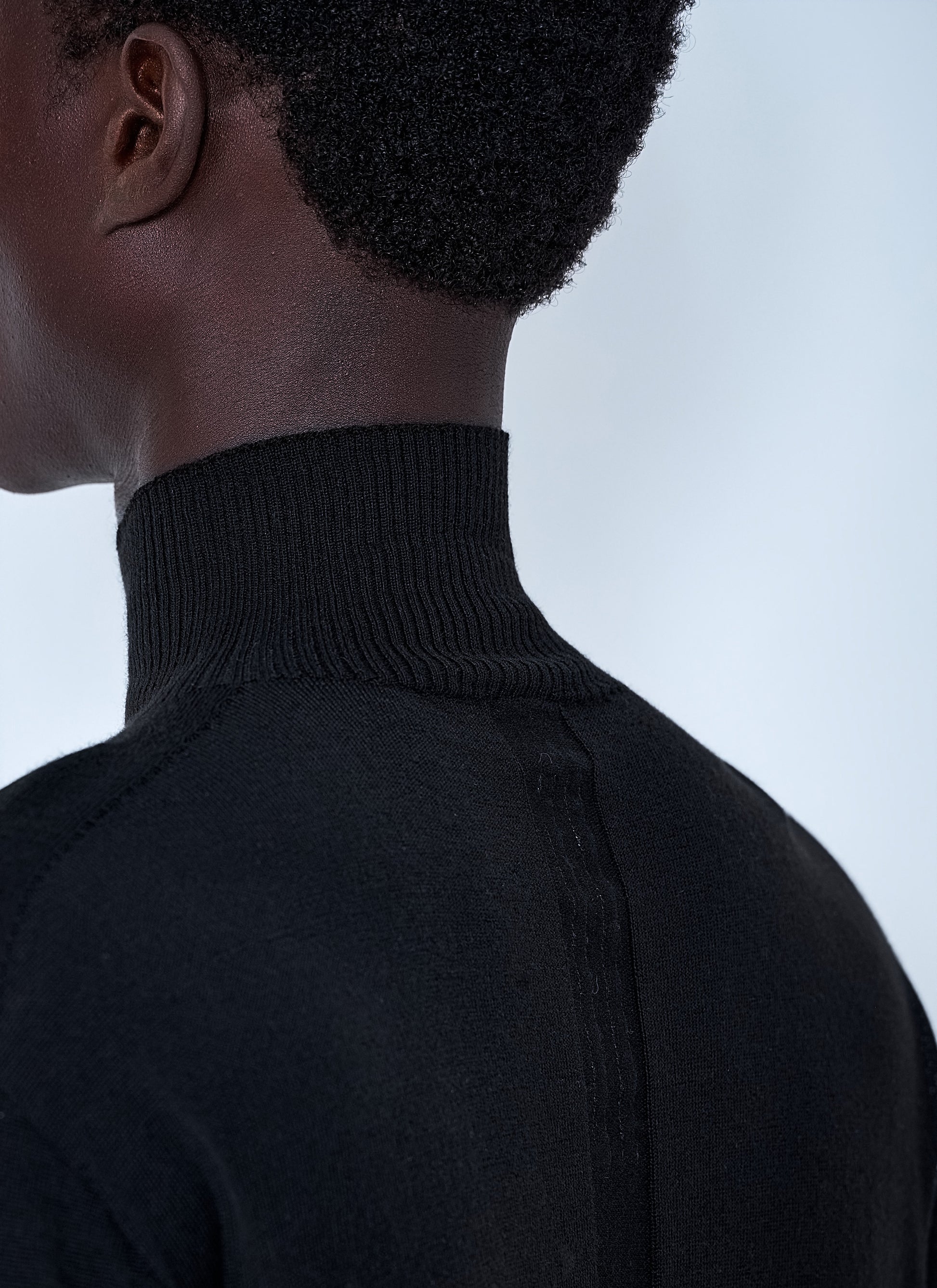 Rick Owens Men Oversized Turtleneck Sweater RICK OWENS