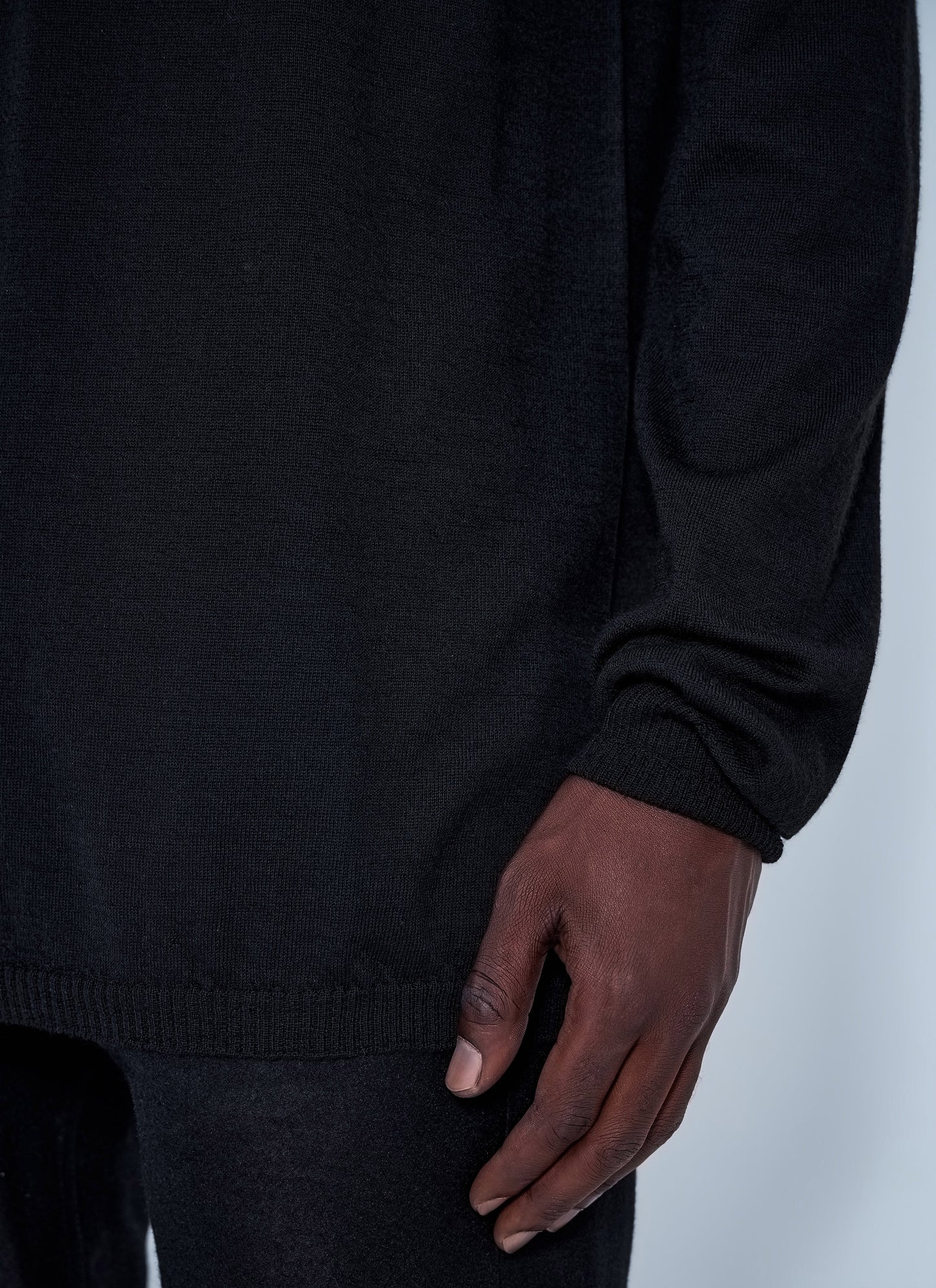 Rick Owens Men Oversized Turtleneck Sweater RICK OWENS