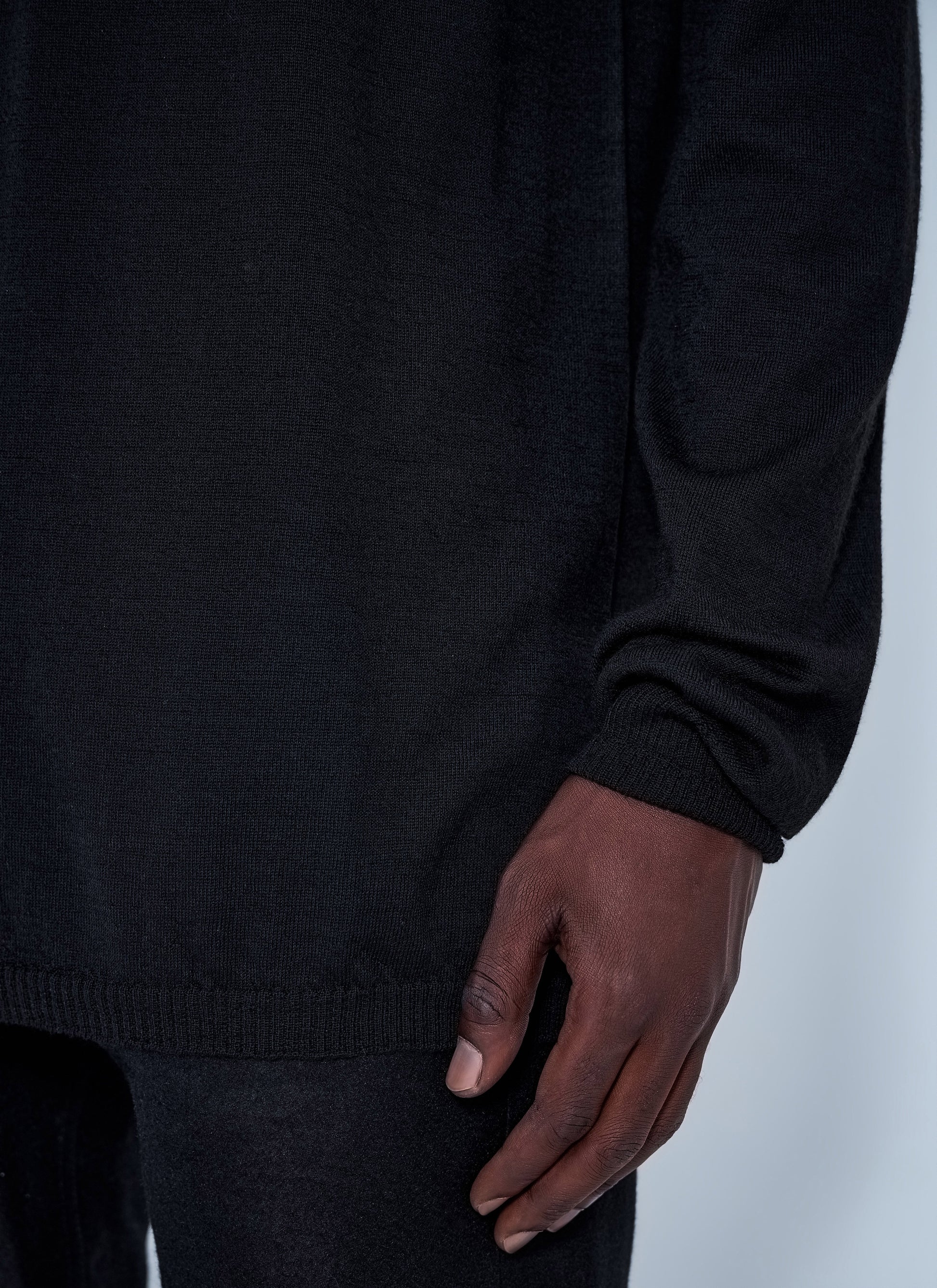 Rick Owens Men Oversized Turtleneck Sweater RICK OWENS