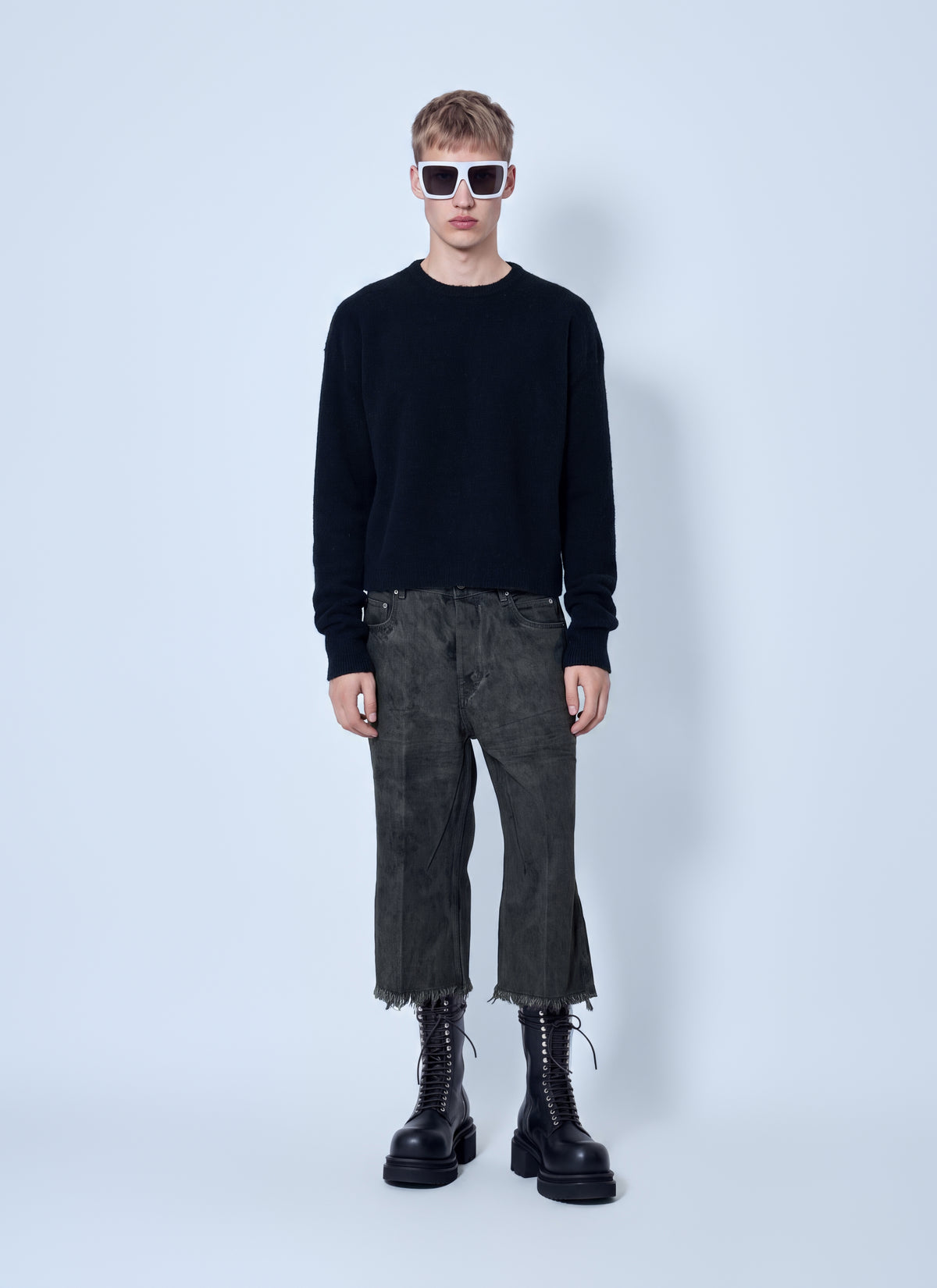 Rick Owens Men Tower Round Neck Top RICK OWENS