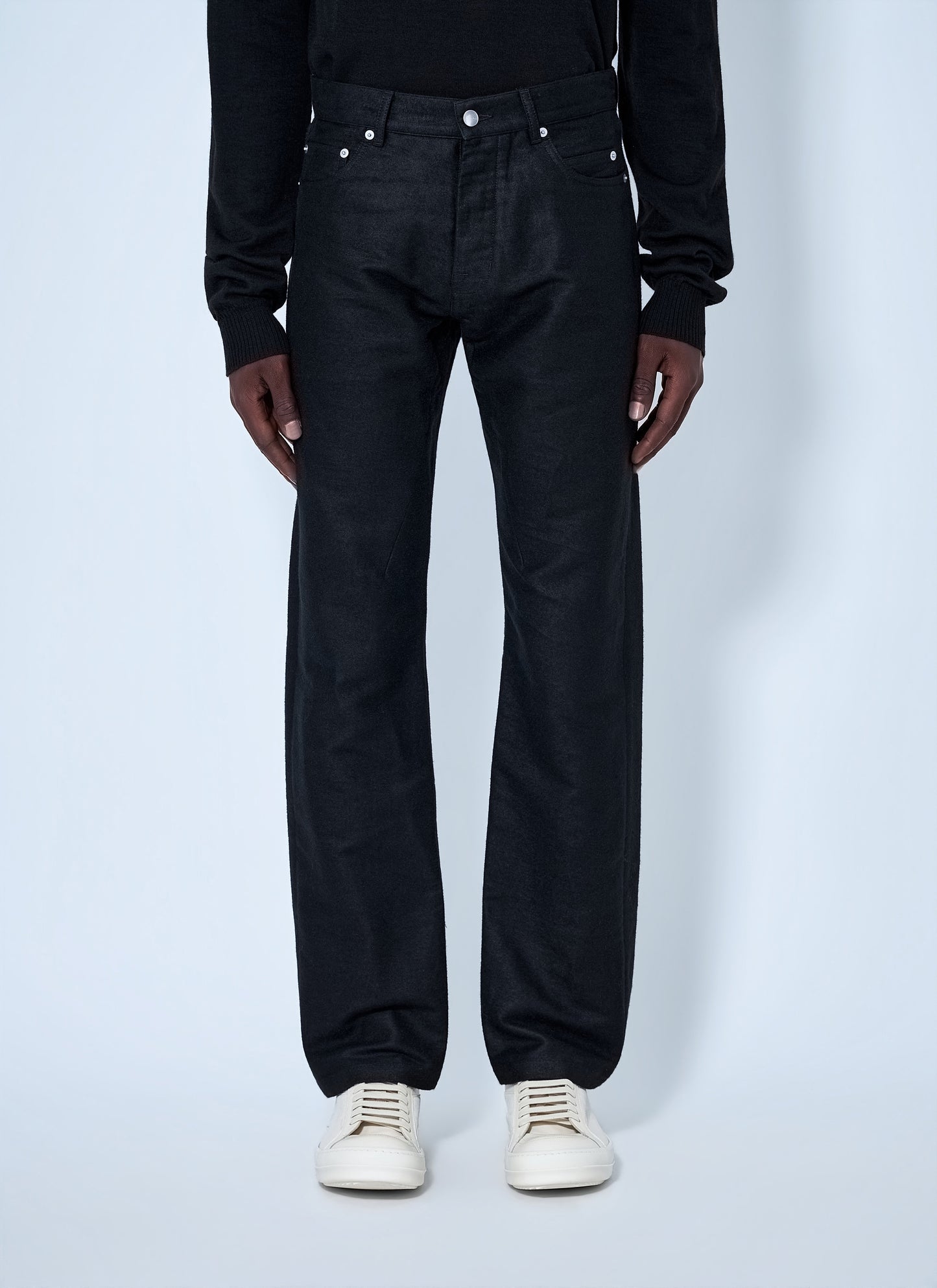 Rick Owens Men Straight-Leg Denim Trousers RICK OWENS