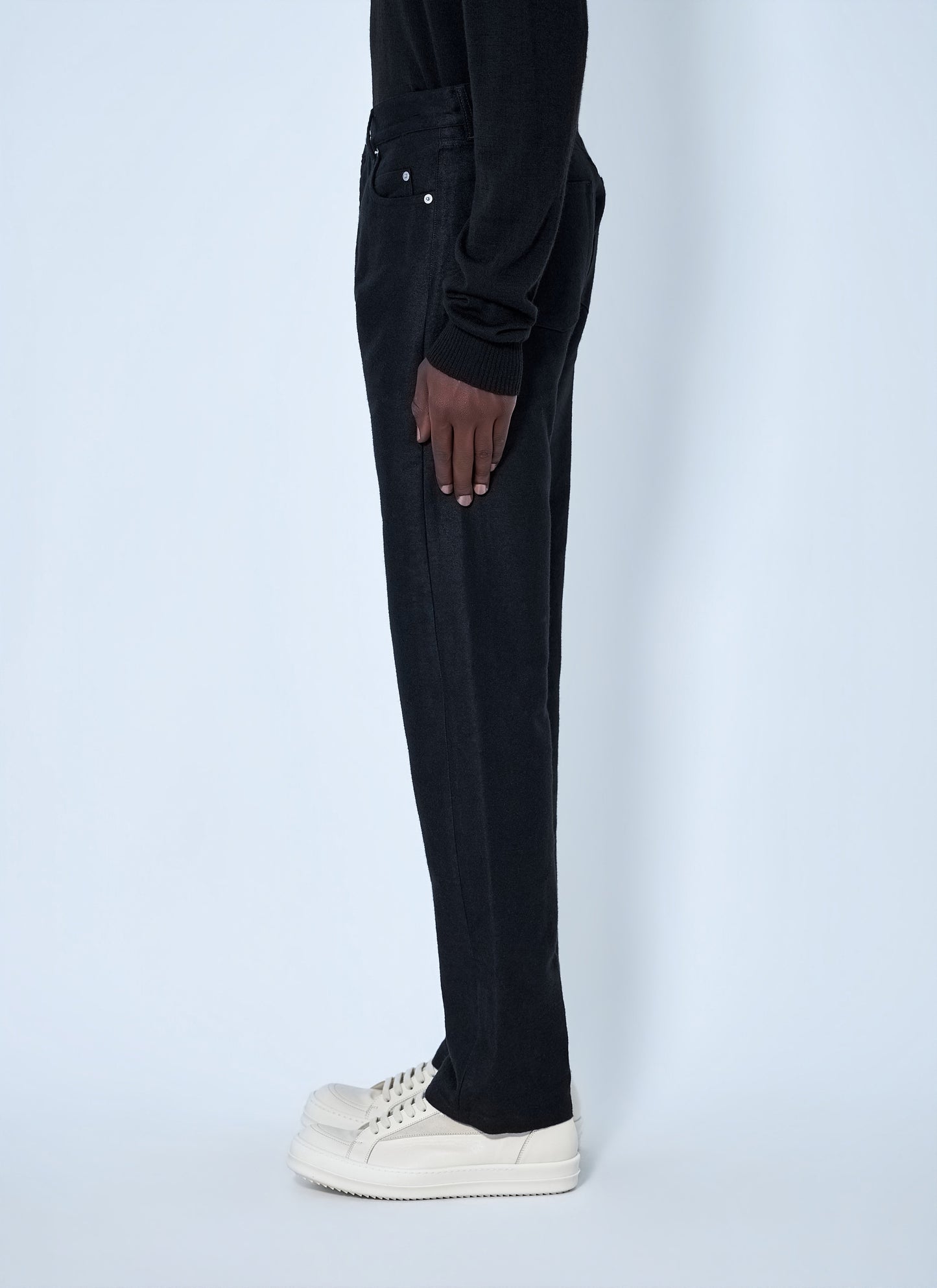 Rick Owens Men Straight-Leg Denim Trousers RICK OWENS