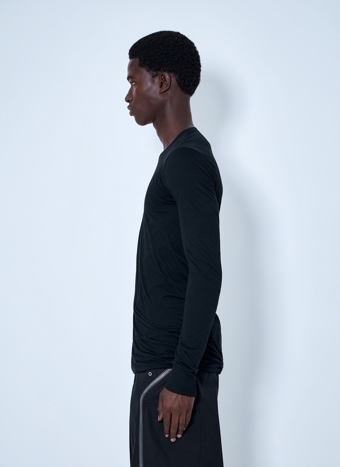 Rick Owens Men Long Sleeve Crewneck Top RICK OWENS