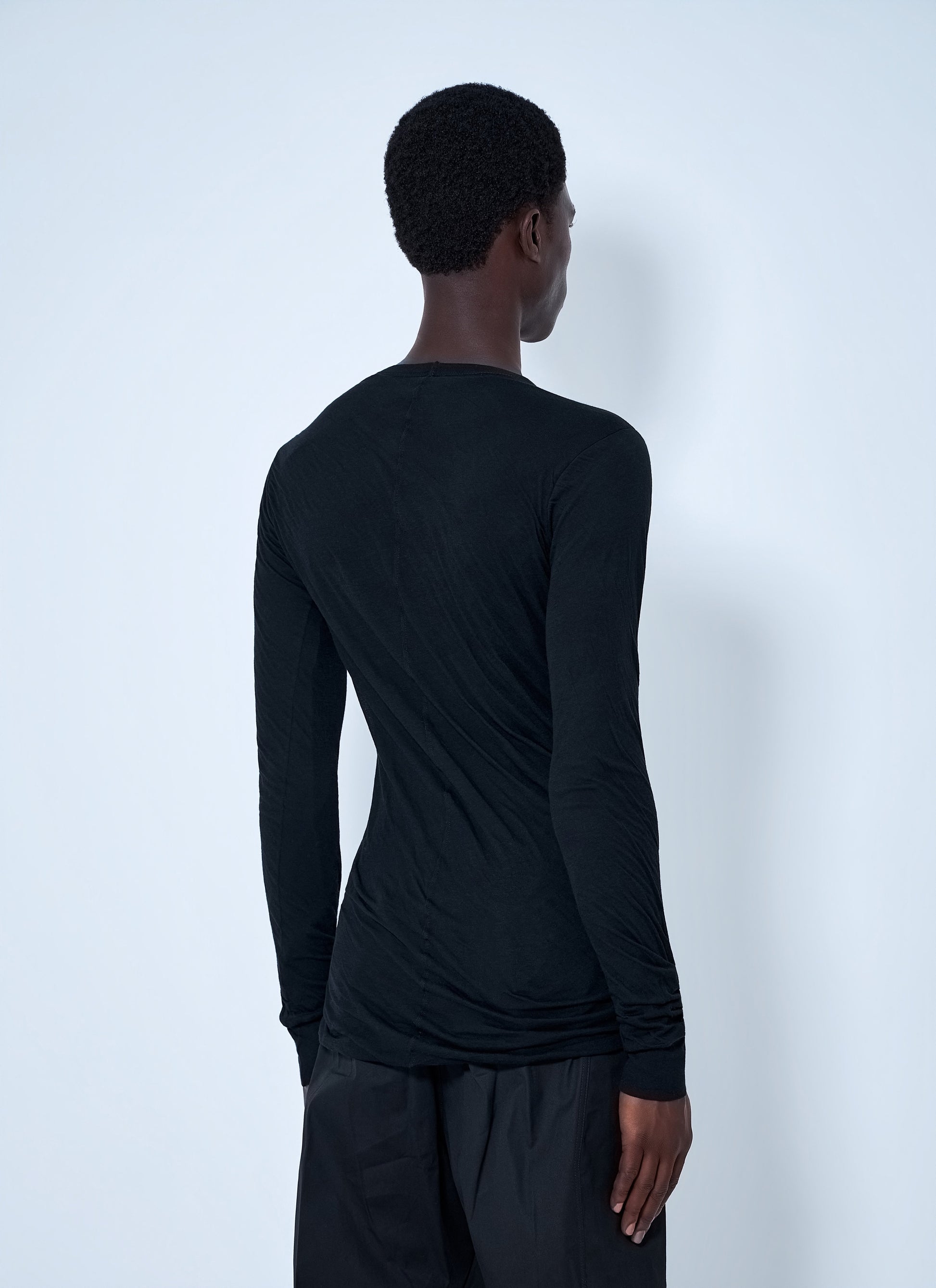 Rick Owens Men Long Sleeve Crewneck Top RICK OWENS