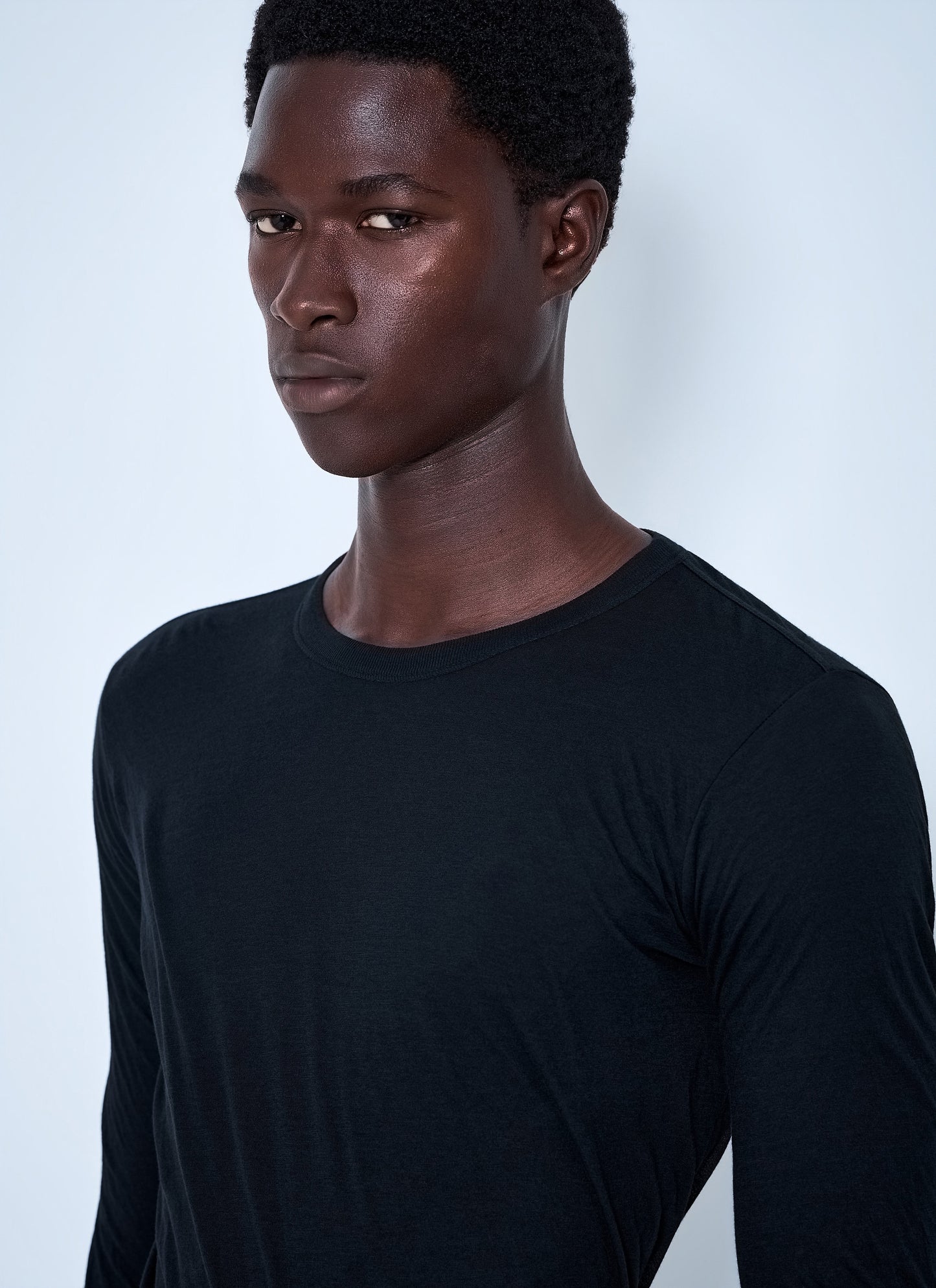 Rick Owens Men Long Sleeve Crewneck Top RICK OWENS