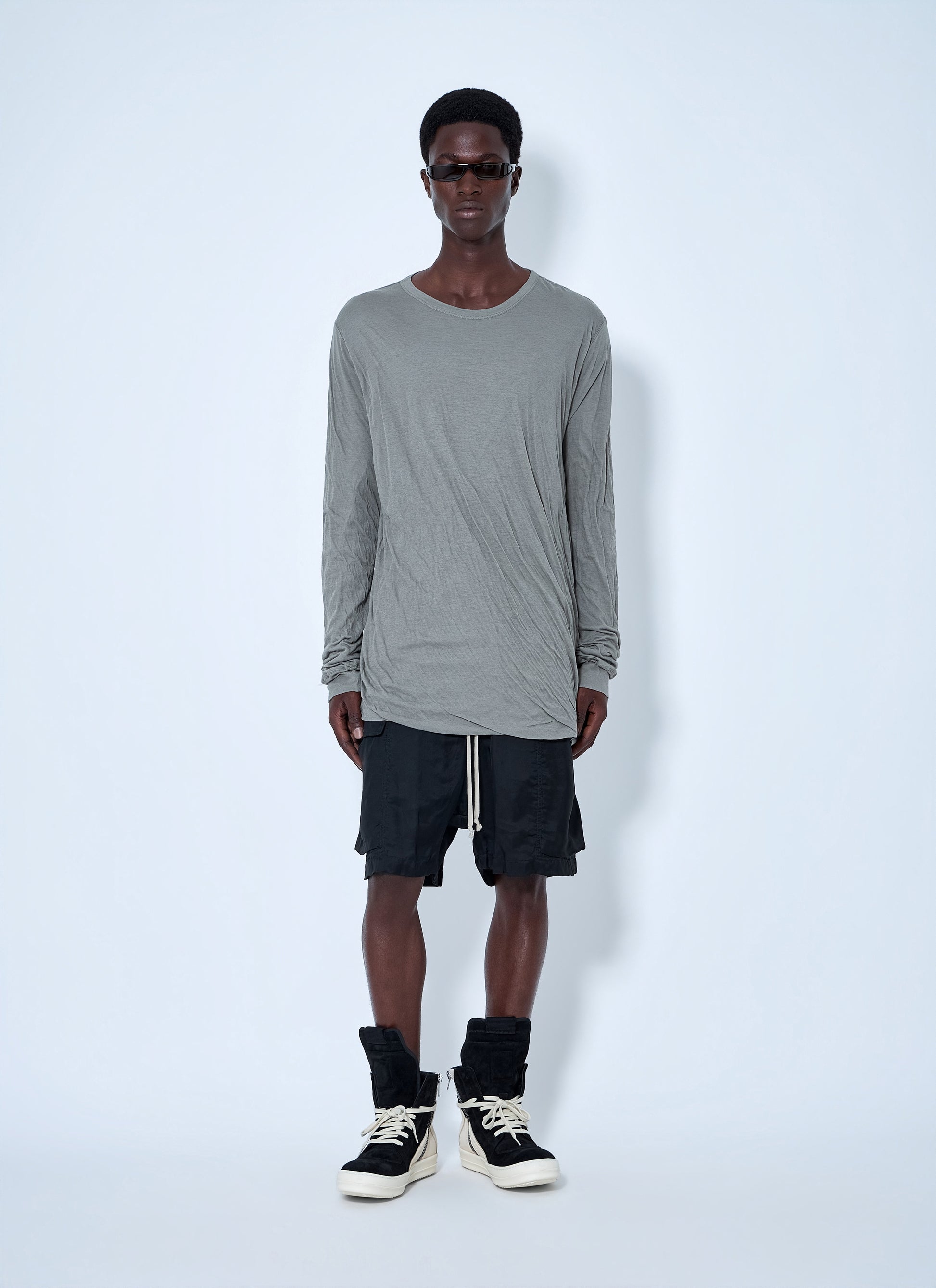 Rick Owens Men Jumbo Double Ls T-Shirt RICK OWENS
