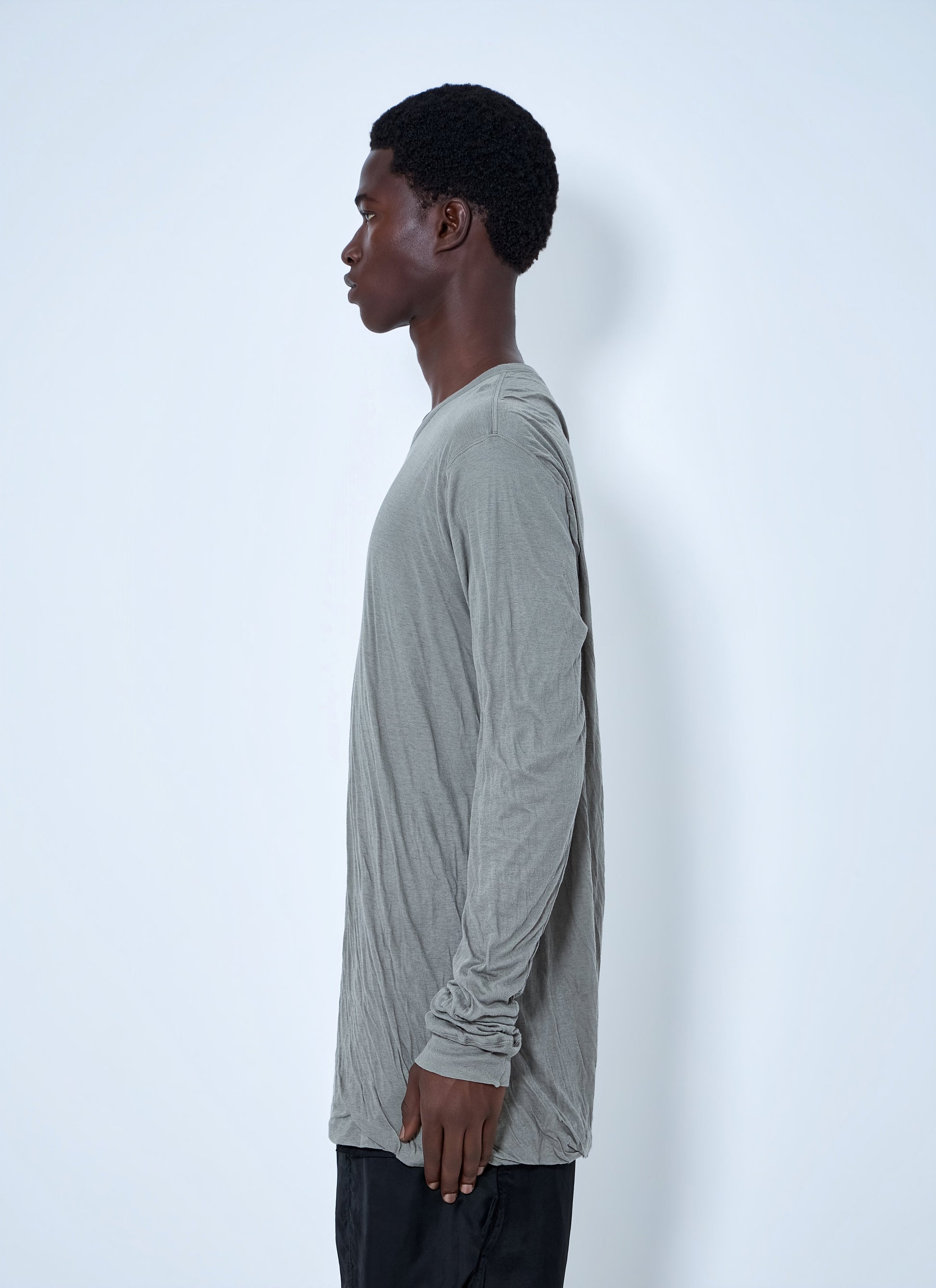 Rick Owens Men Jumbo Double Ls T-Shirt RICK OWENS