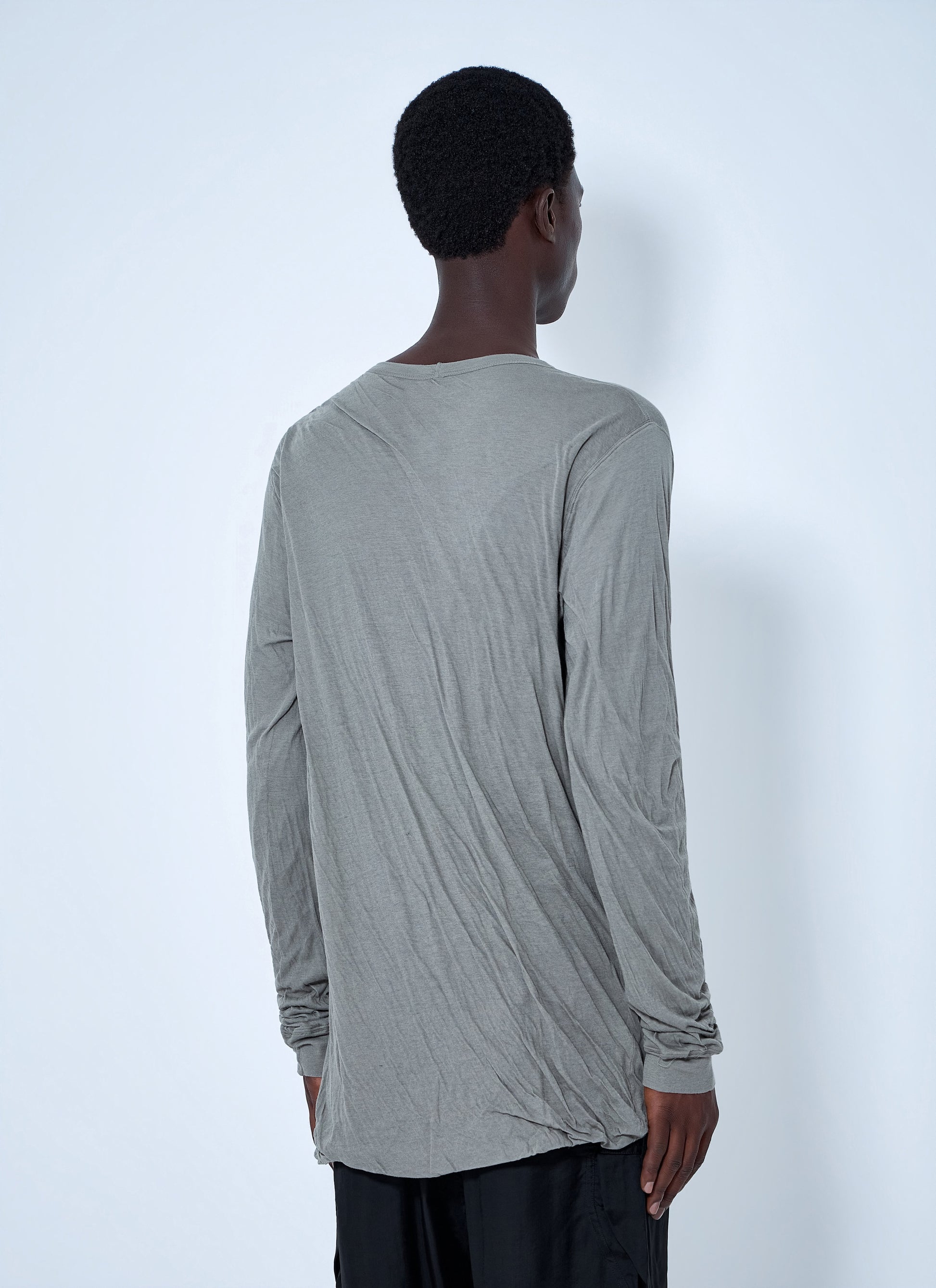 Rick Owens Men Jumbo Double Ls T-Shirt RICK OWENS