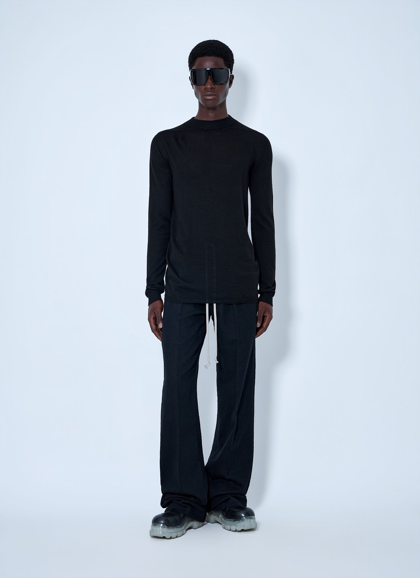 Rick Owens Men Fine Knit Crewneck Sweater RICK OWENS