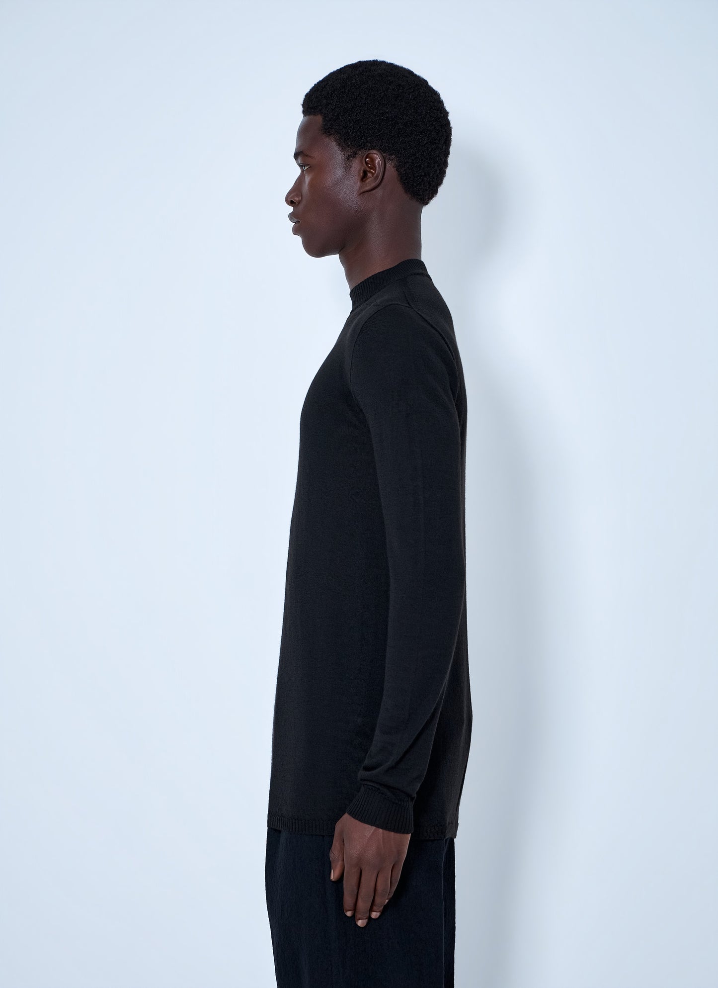 Rick Owens Men Fine Knit Crewneck Sweater RICK OWENS