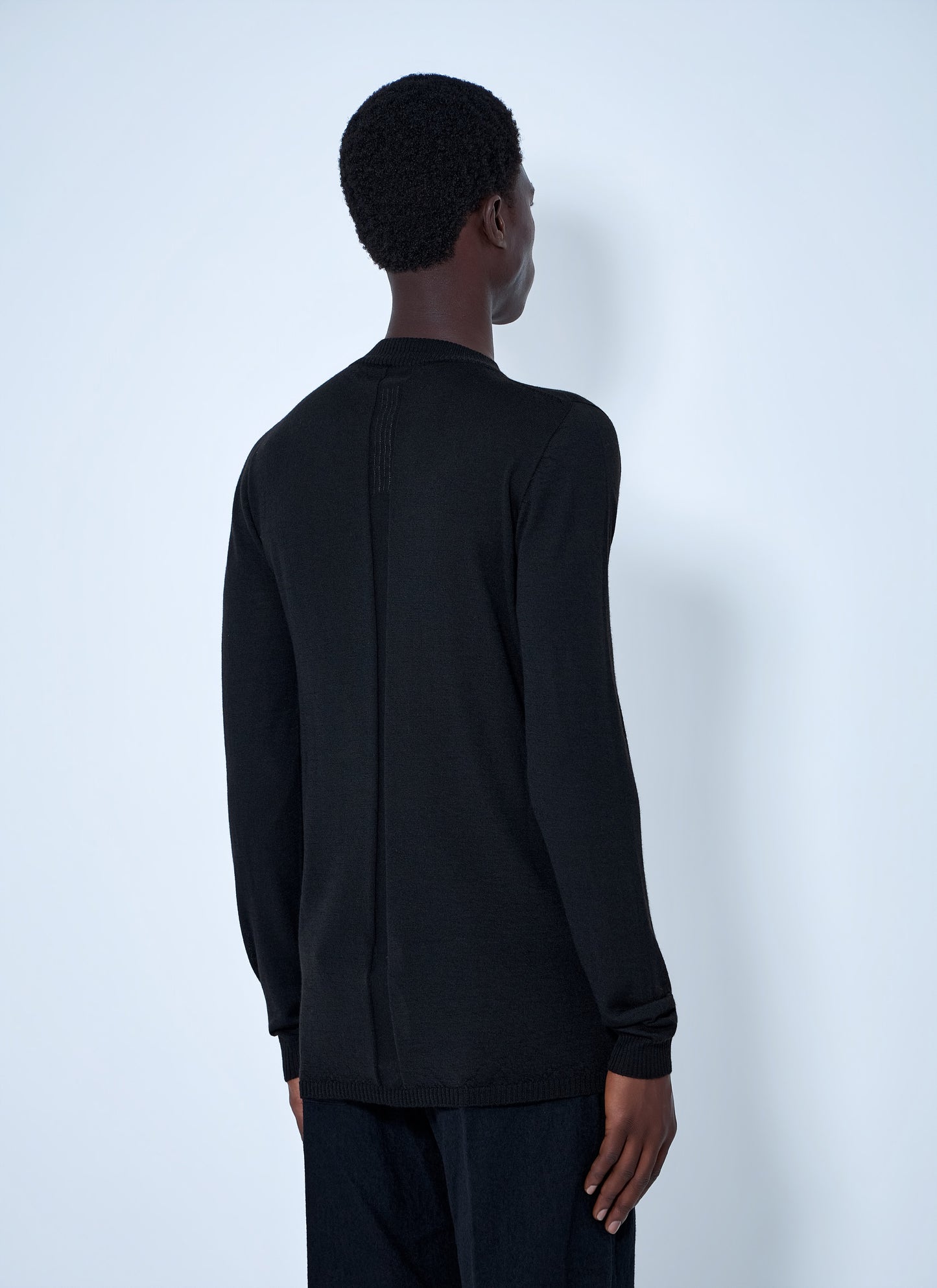 Rick Owens Men Fine Knit Crewneck Sweater RICK OWENS