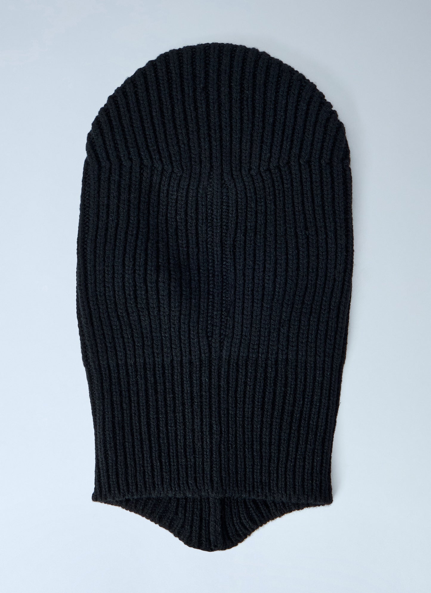 Rick Owens Men Ribbed Knit Balaclava