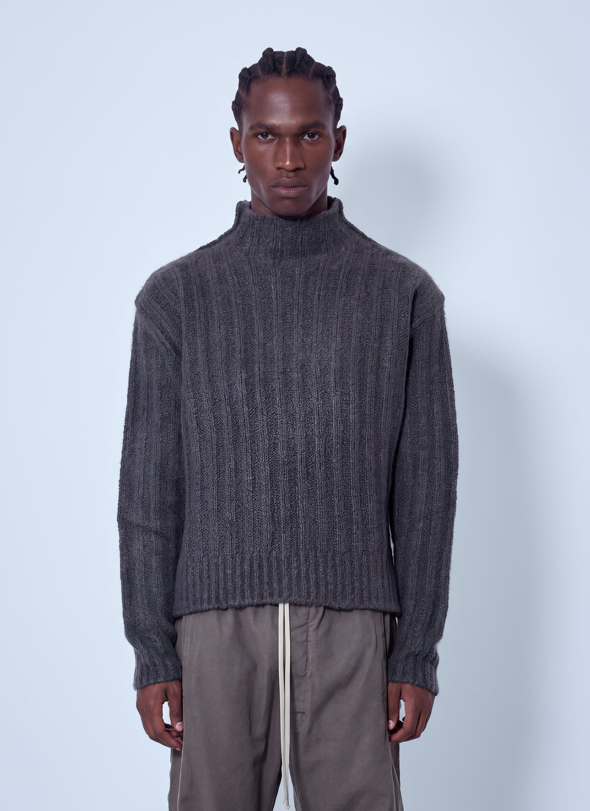 Rick Owens Men Turtle Neck Knit Jumper RICK OWENS