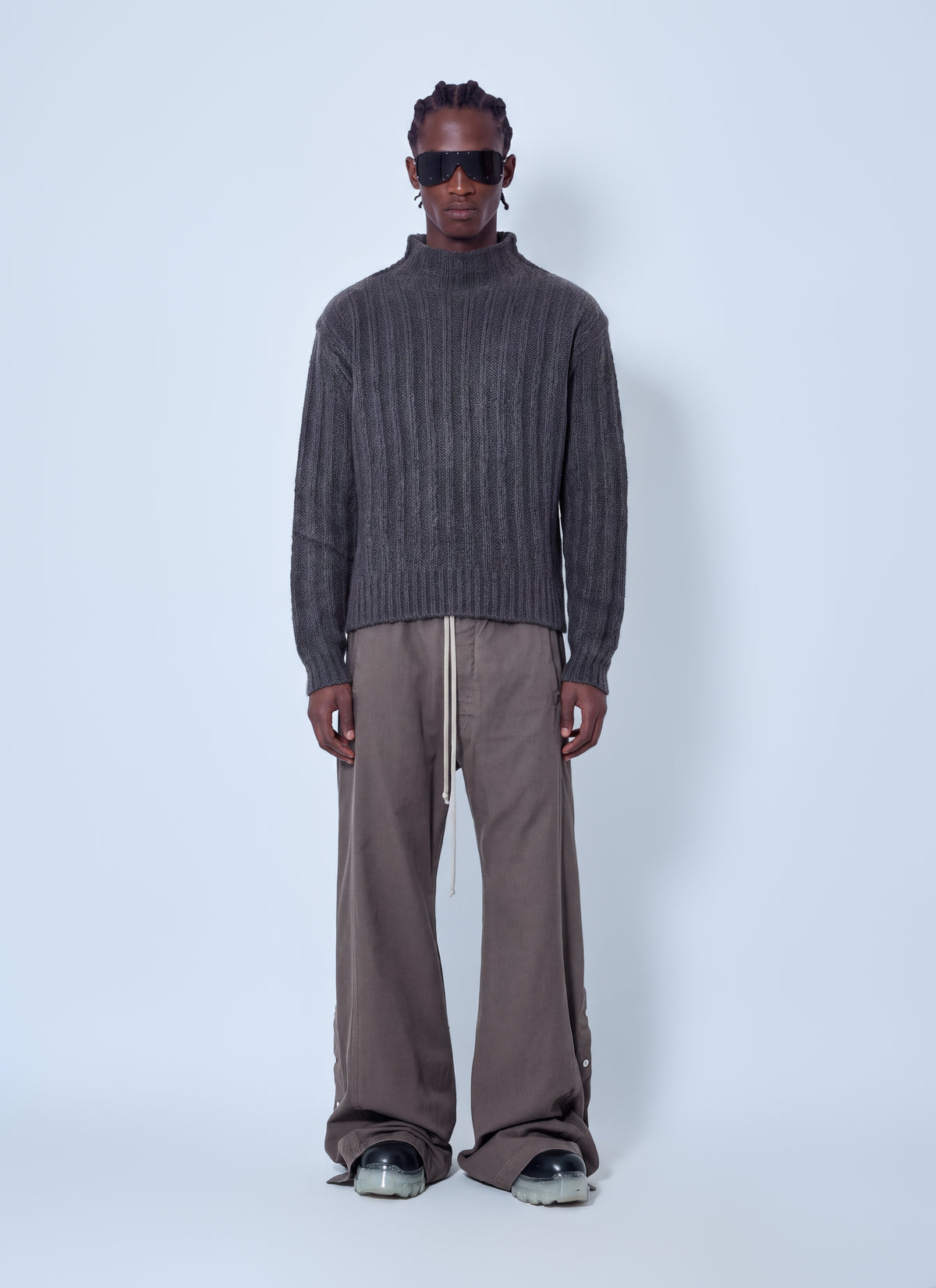 Rick Owens Men Turtle Neck Knit Jumper RICK OWENS