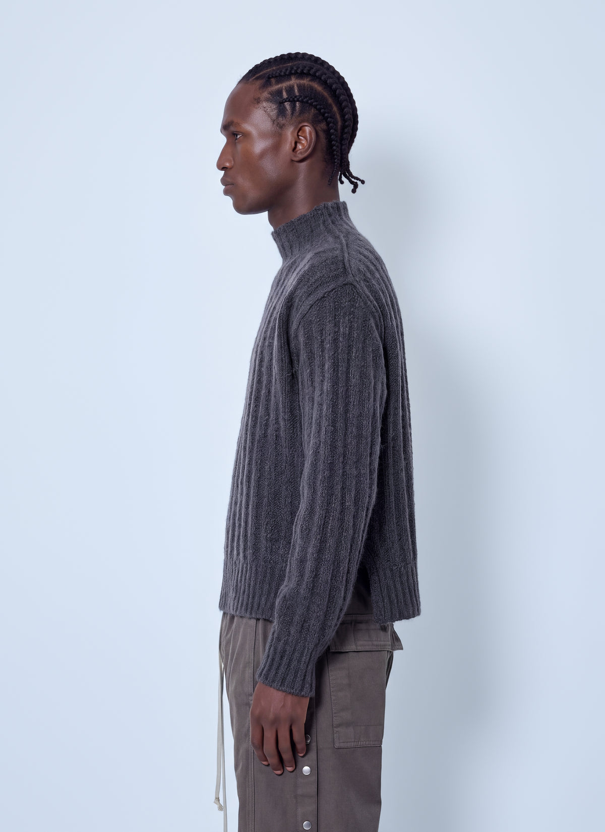 Rick Owens Men Turtle Neck Knit Jumper RICK OWENS