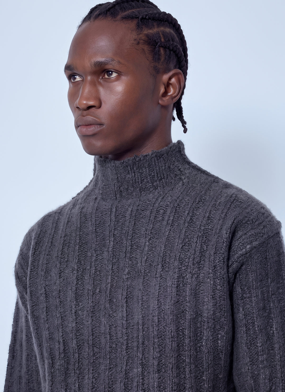 Rick Owens Men Turtle Neck Knit Jumper RICK OWENS