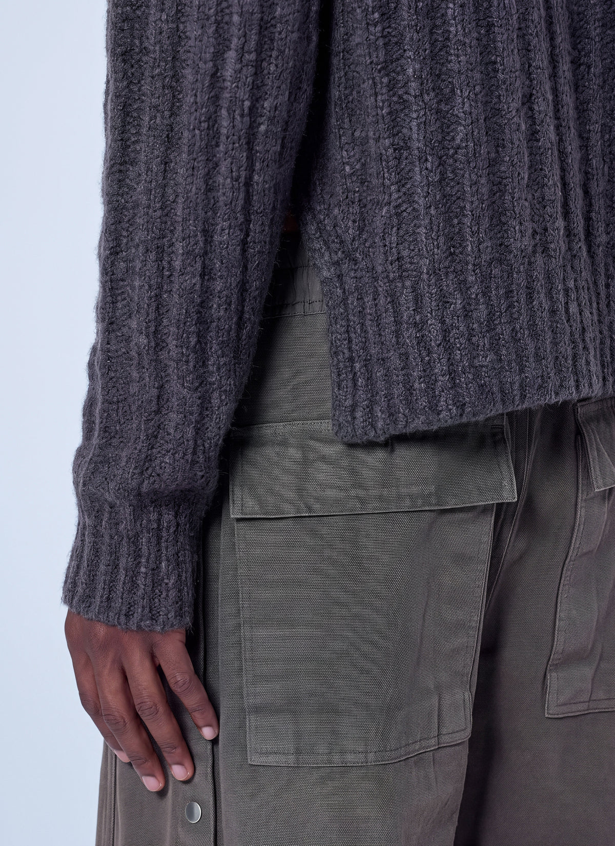Rick Owens Men Turtle Neck Knit Jumper RICK OWENS