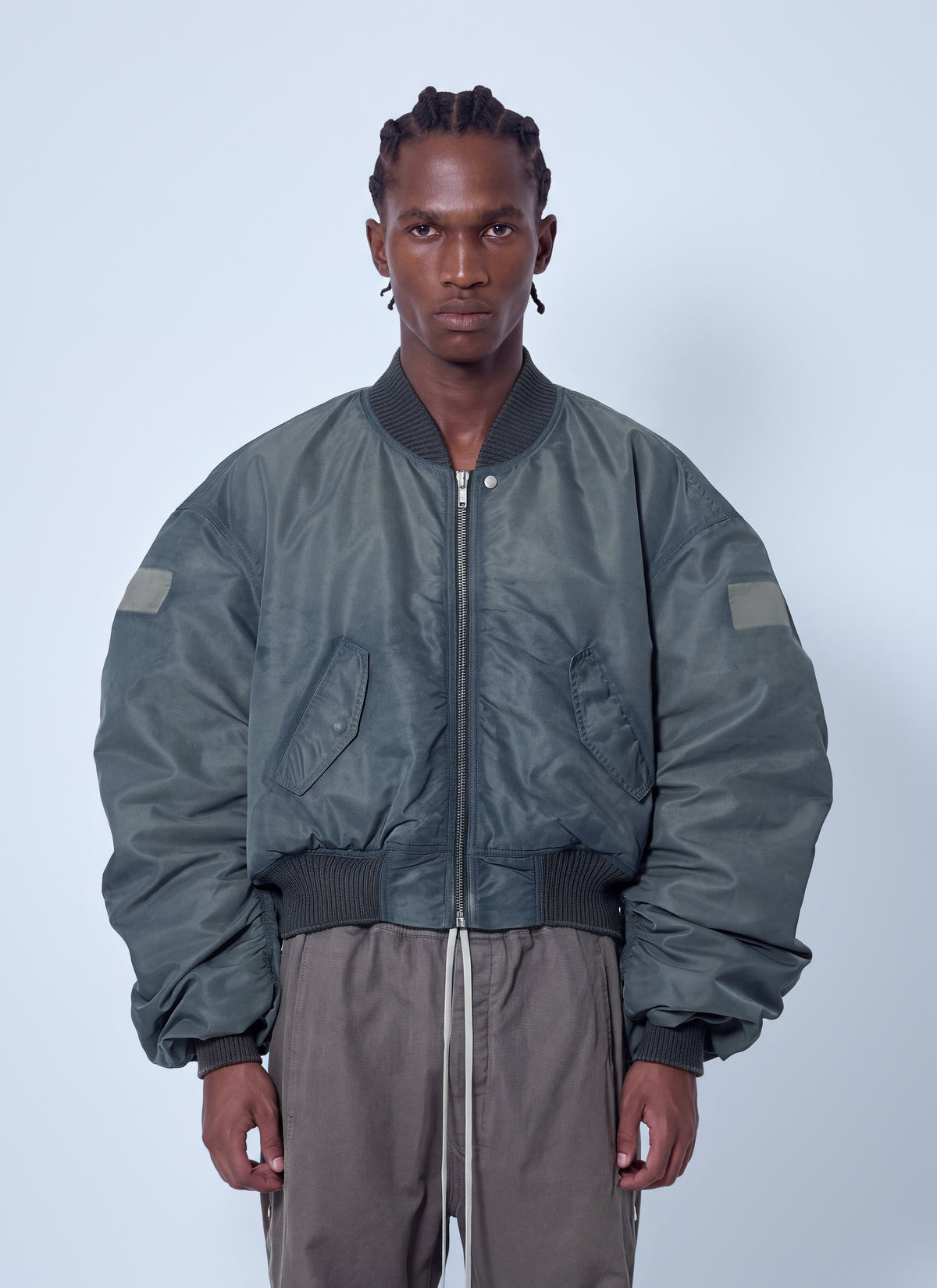 Rick Owens Men Secchia Flight Bomber Jacket RICK OWENS
