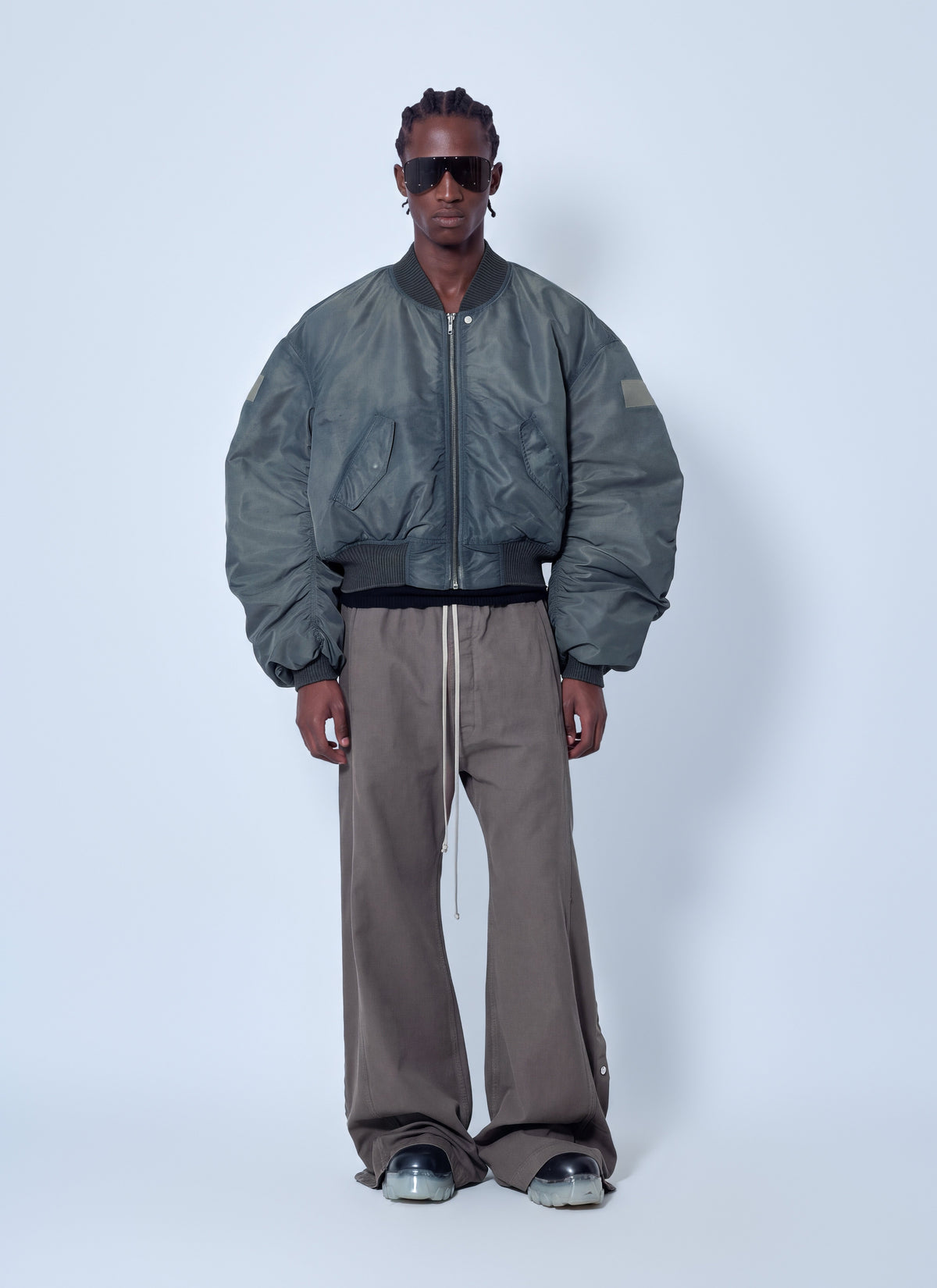 Rick Owens Men Secchia Flight Bomber Jacket RICK OWENS