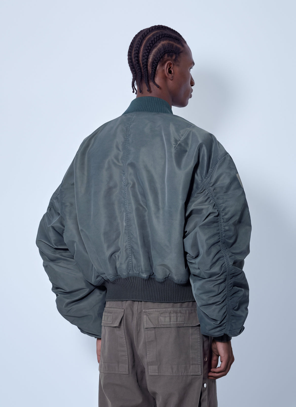 Rick Owens Men Secchia Flight Bomber Jacket RICK OWENS