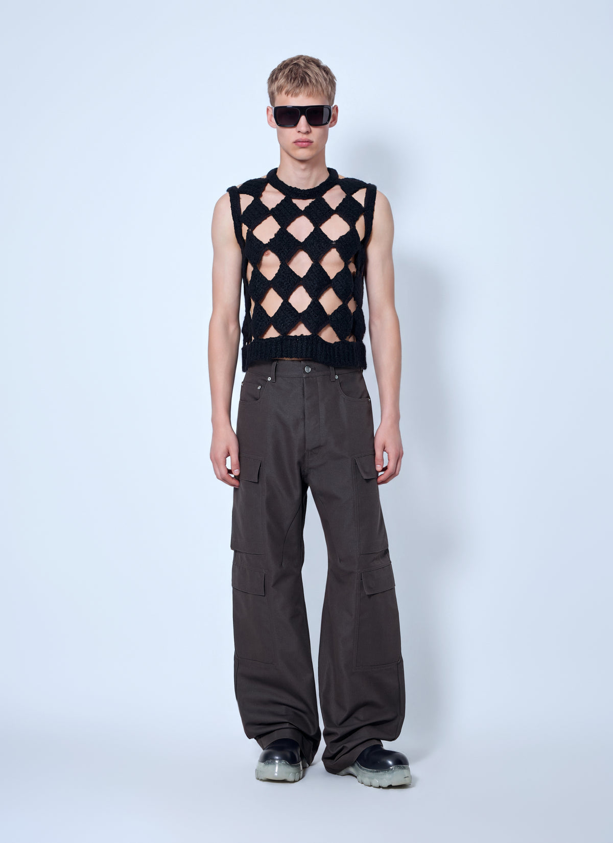Rick Owens Men Sarutanya Tank Top RICK OWENS
