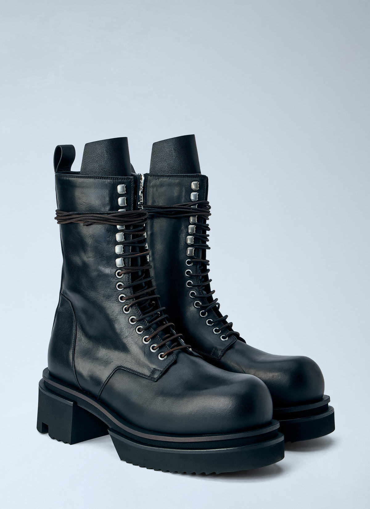 Rick Owens Men Bogun Lace Up Boots RICK OWENS