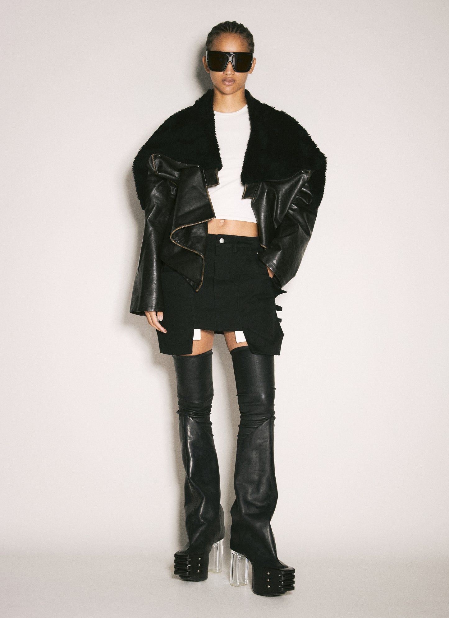 Rick Owens Women Stefan Mini Skirt RICK OWENS