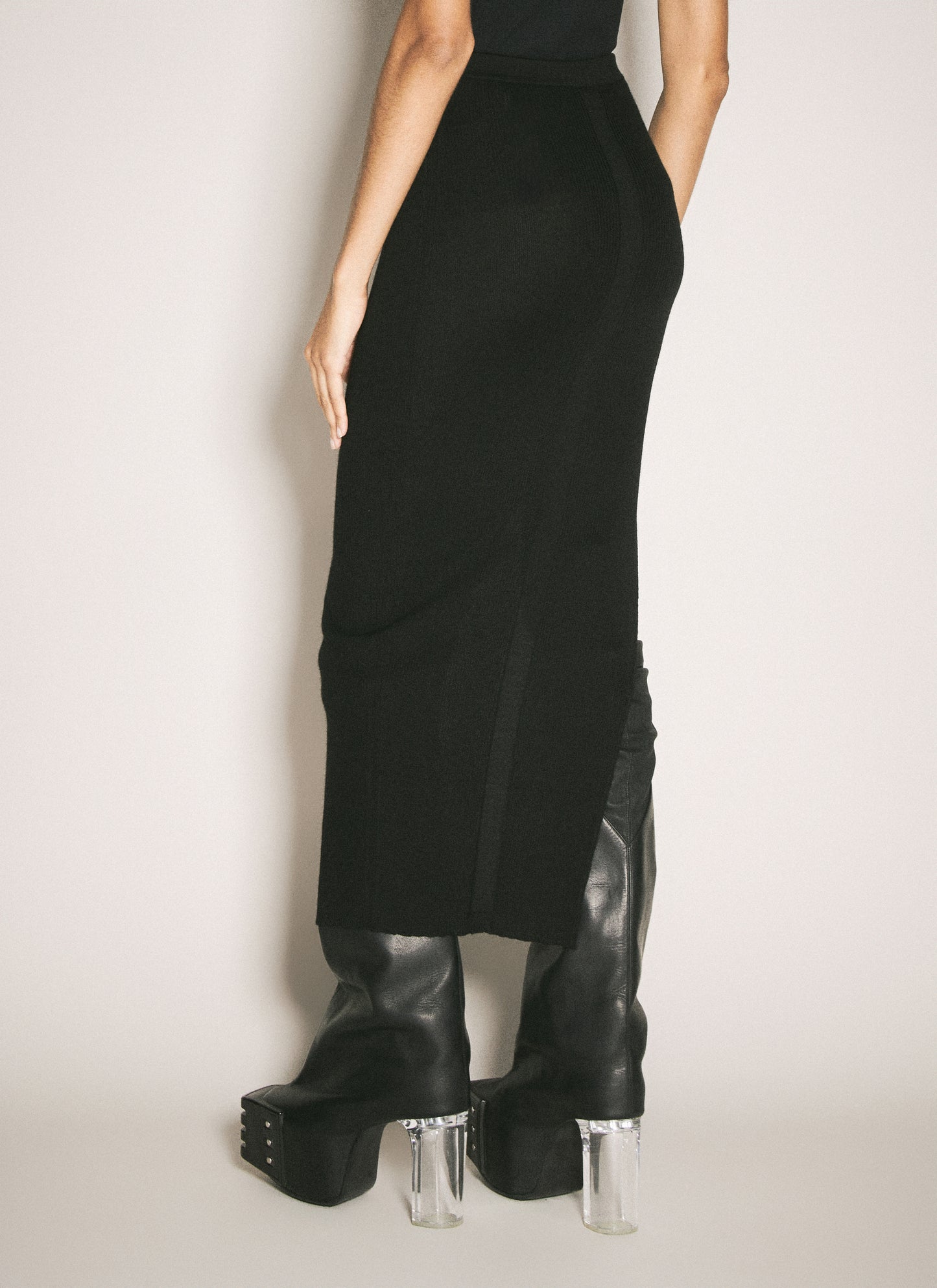 Rick Owens Women Rib Maxi Skirt RICK OWENS