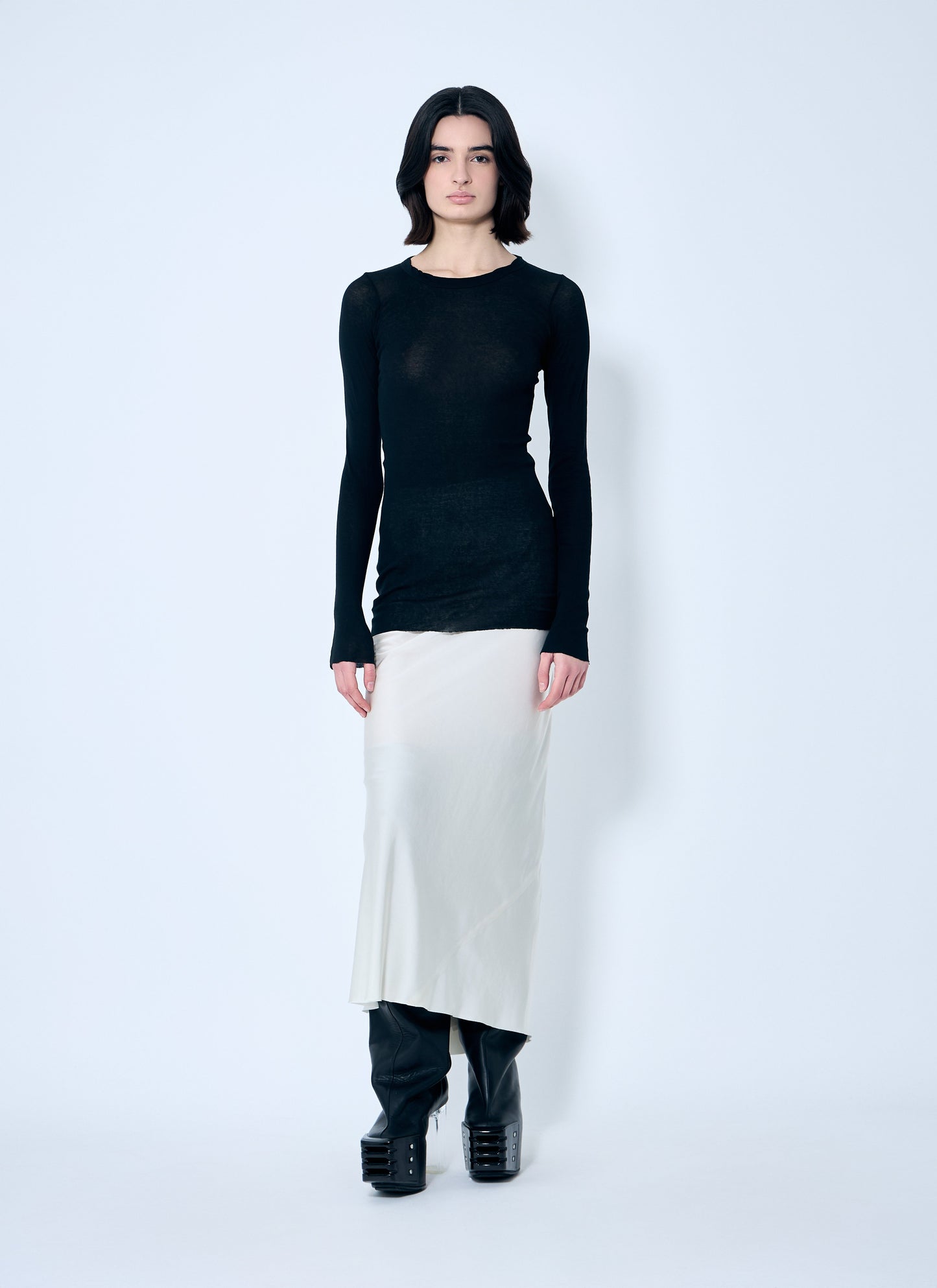Rick Owens Women Rib Long Sleeve Top RICK OWENS