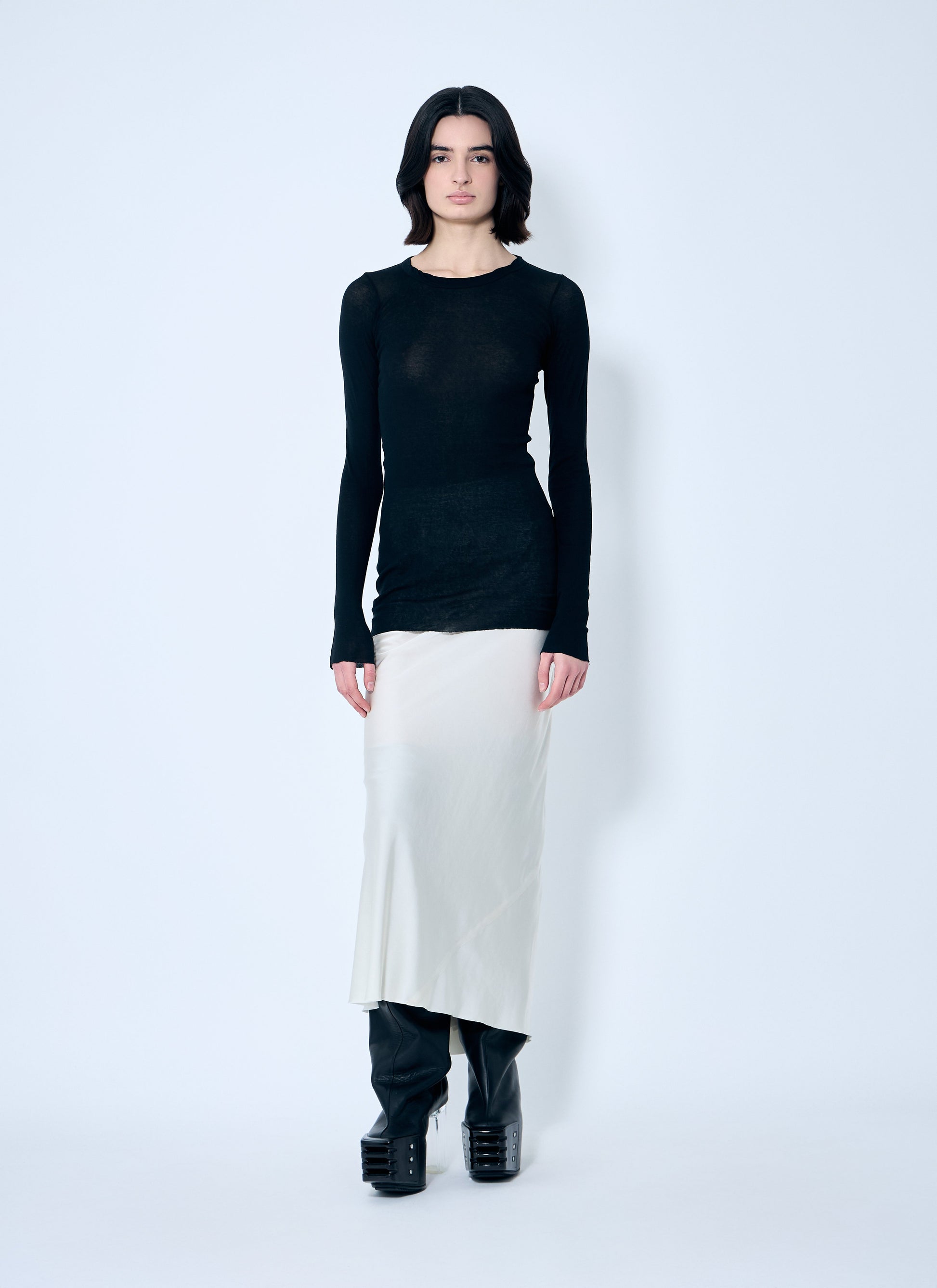 Rick Owens Women Rib Long Sleeve Top RICK OWENS