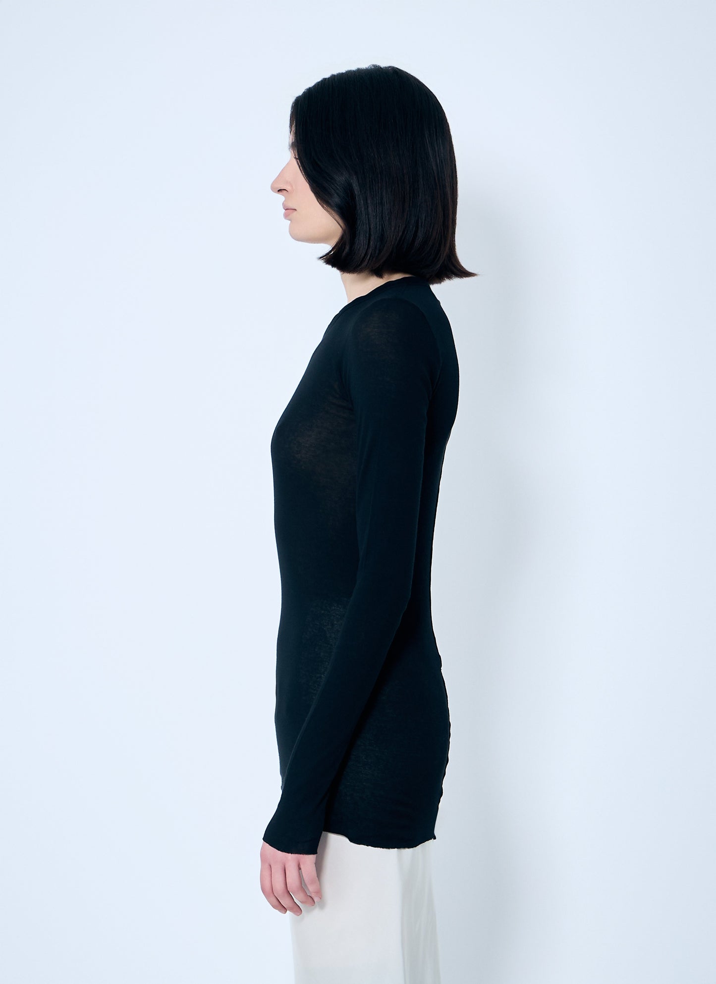 Rick Owens Women Rib Long Sleeve Top RICK OWENS