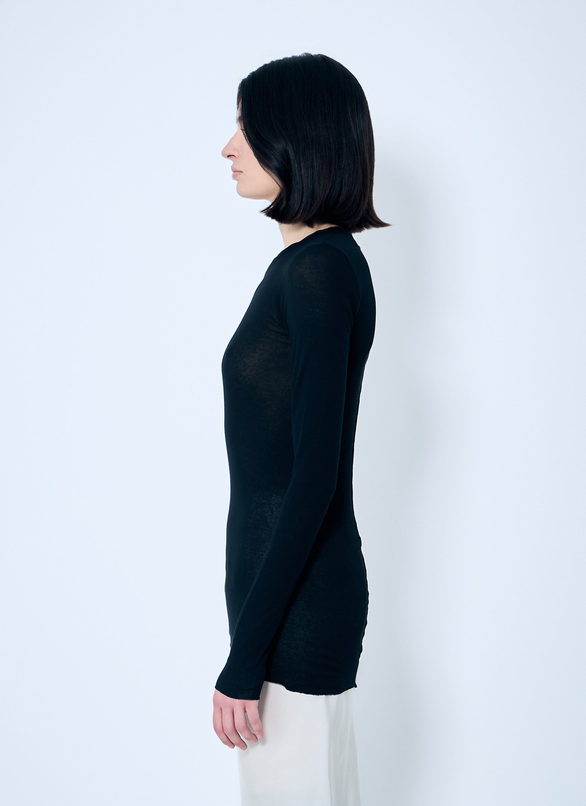 Rick Owens Women Rib Long Sleeve Top RICK OWENS