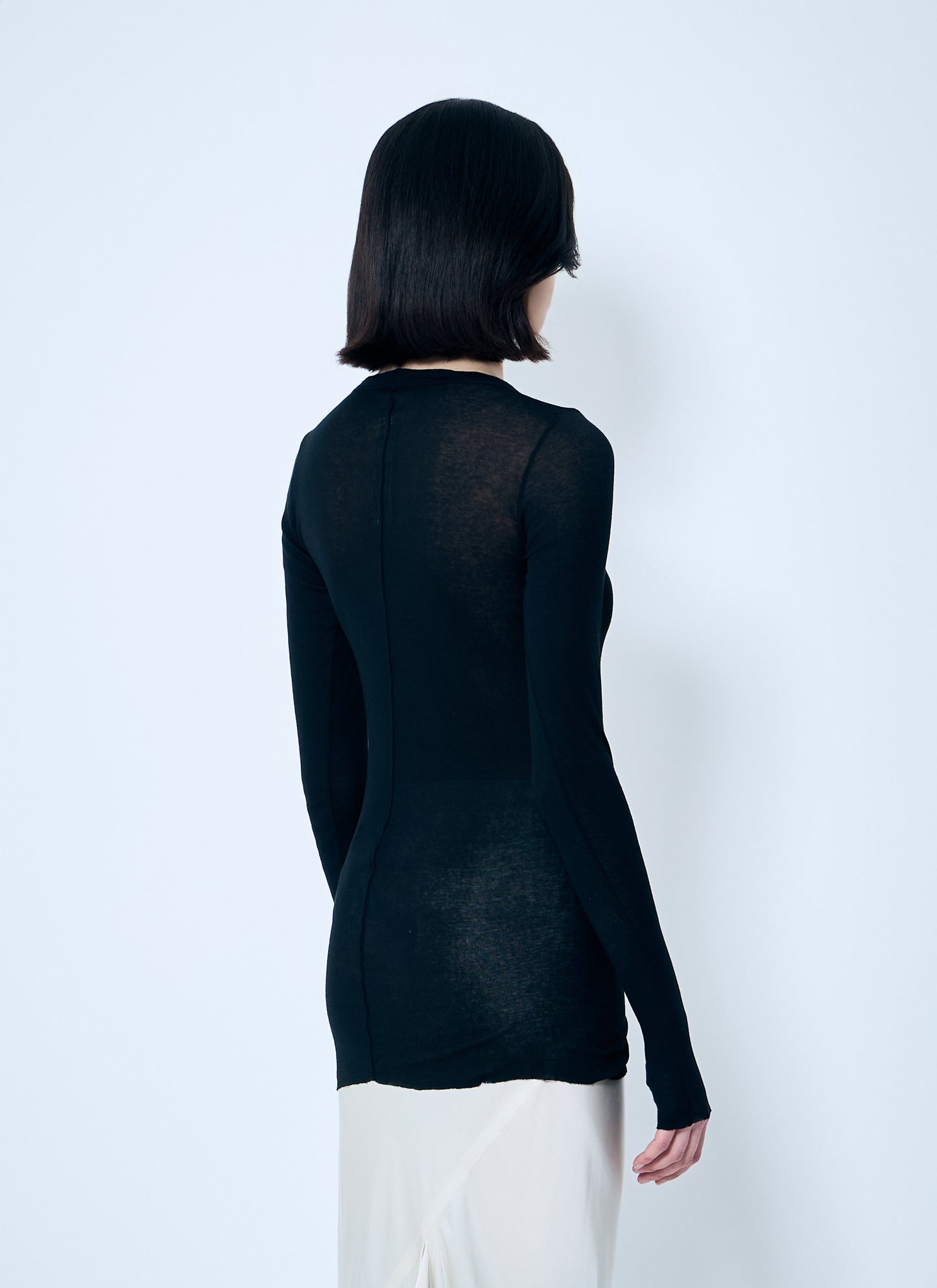Rick Owens Women Rib Long Sleeve Top RICK OWENS