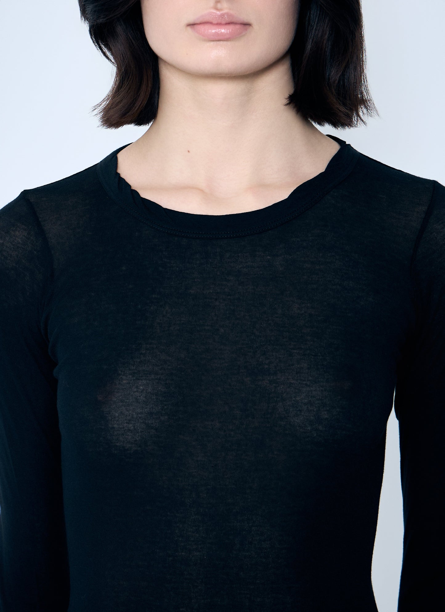 Rick Owens Women Rib Long Sleeve Top RICK OWENS