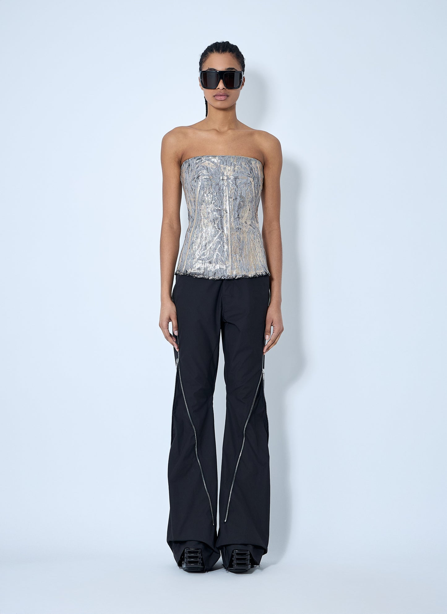 Rick Owens Women Denim Bustier Top RICK OWENS