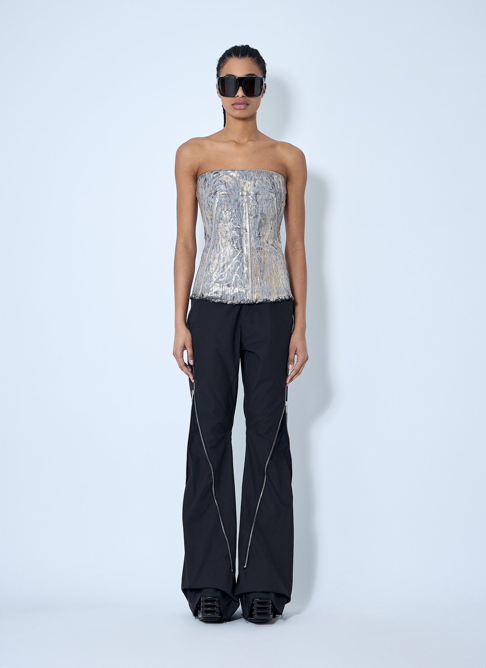 Rick Owens Women Denim Bustier Top RICK OWENS