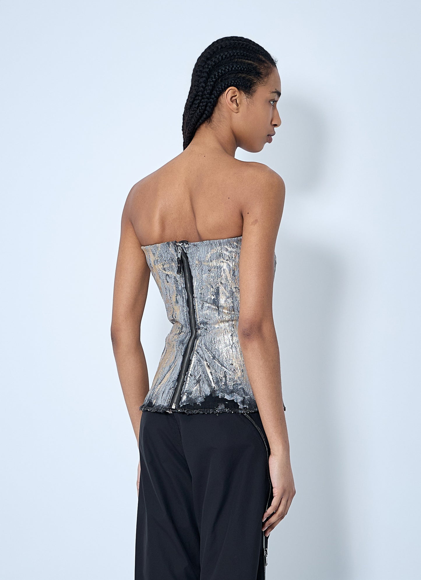 Rick Owens Women Denim Bustier Top RICK OWENS