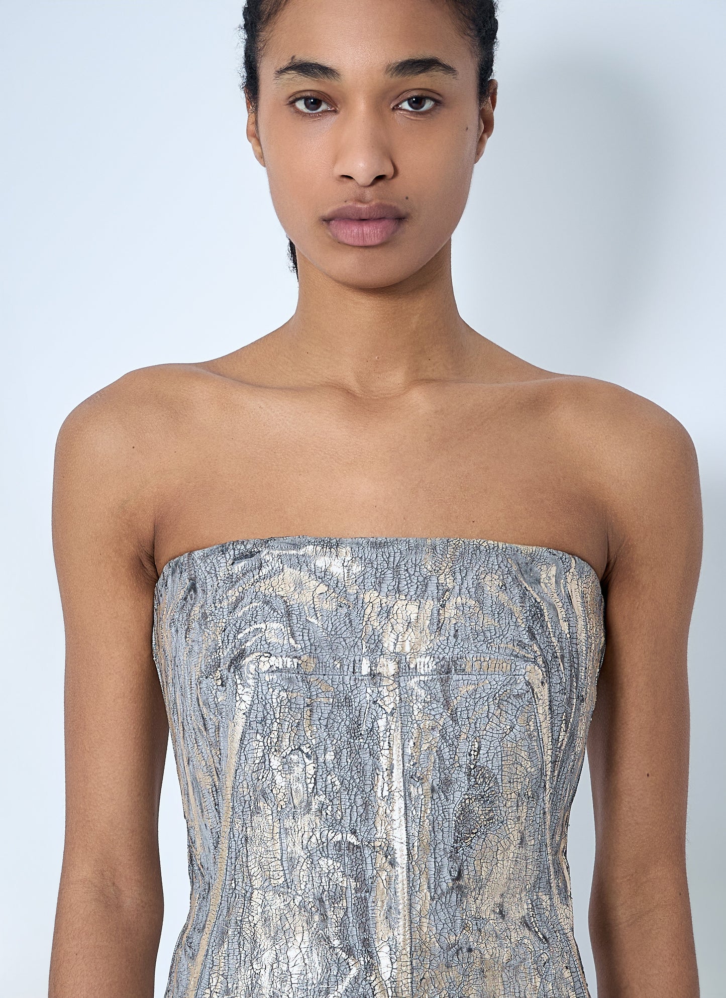 Rick Owens Women Denim Bustier Top RICK OWENS