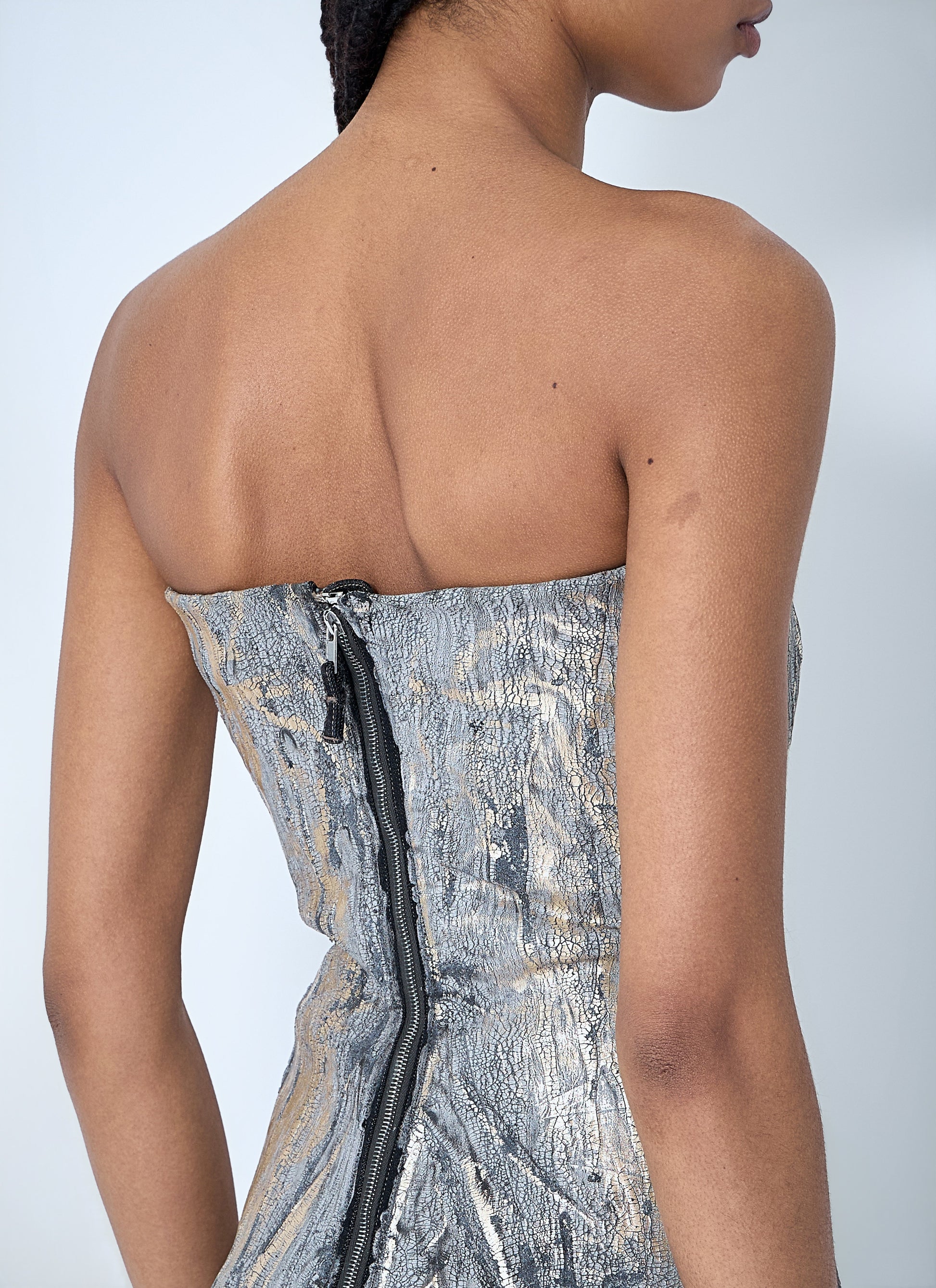 Rick Owens Women Denim Bustier Top RICK OWENS
