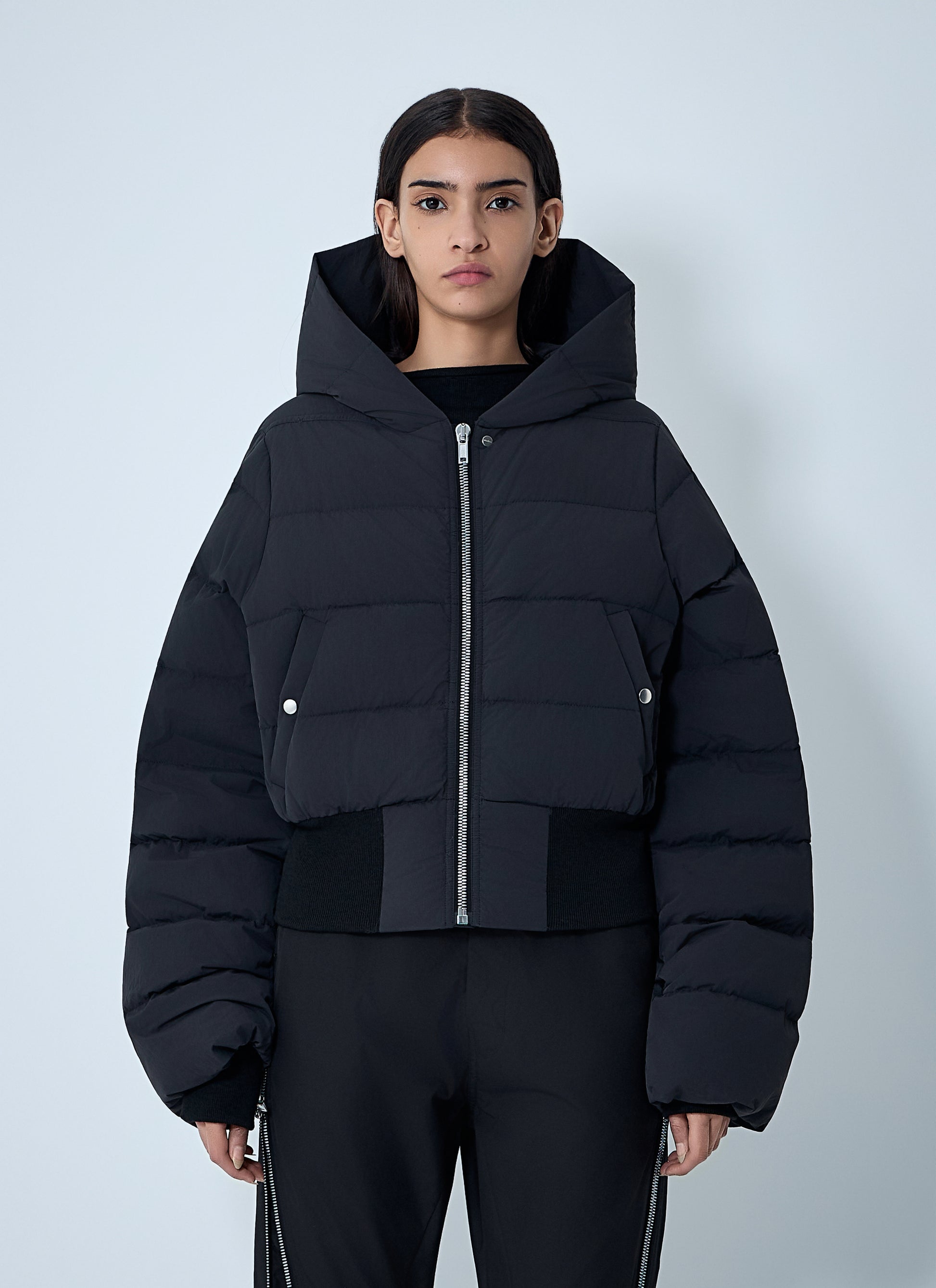 Rick Owens Women Hooded Down Jacket RICK OWENS
