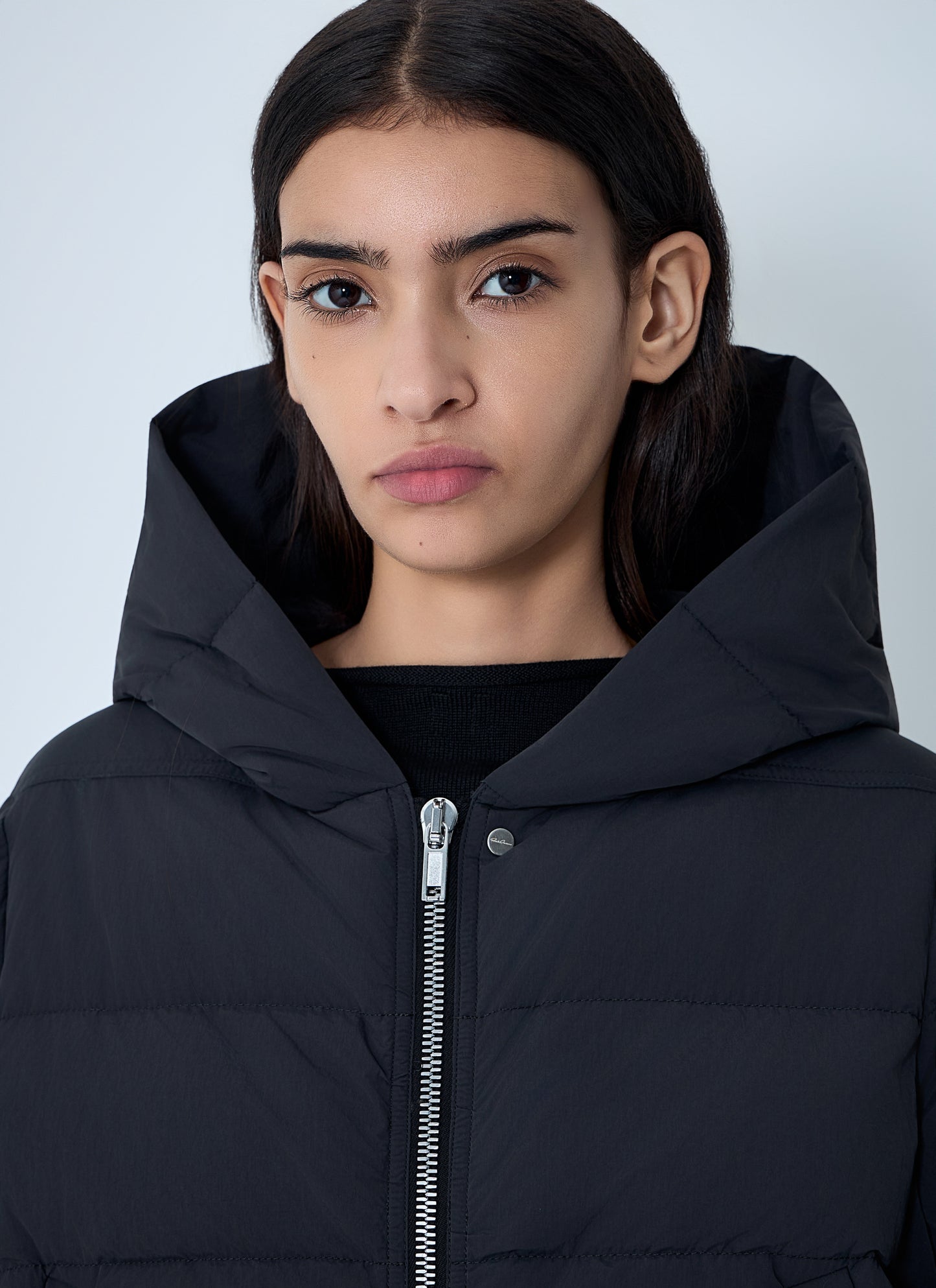Rick Owens Women Hooded Down Jacket RICK OWENS