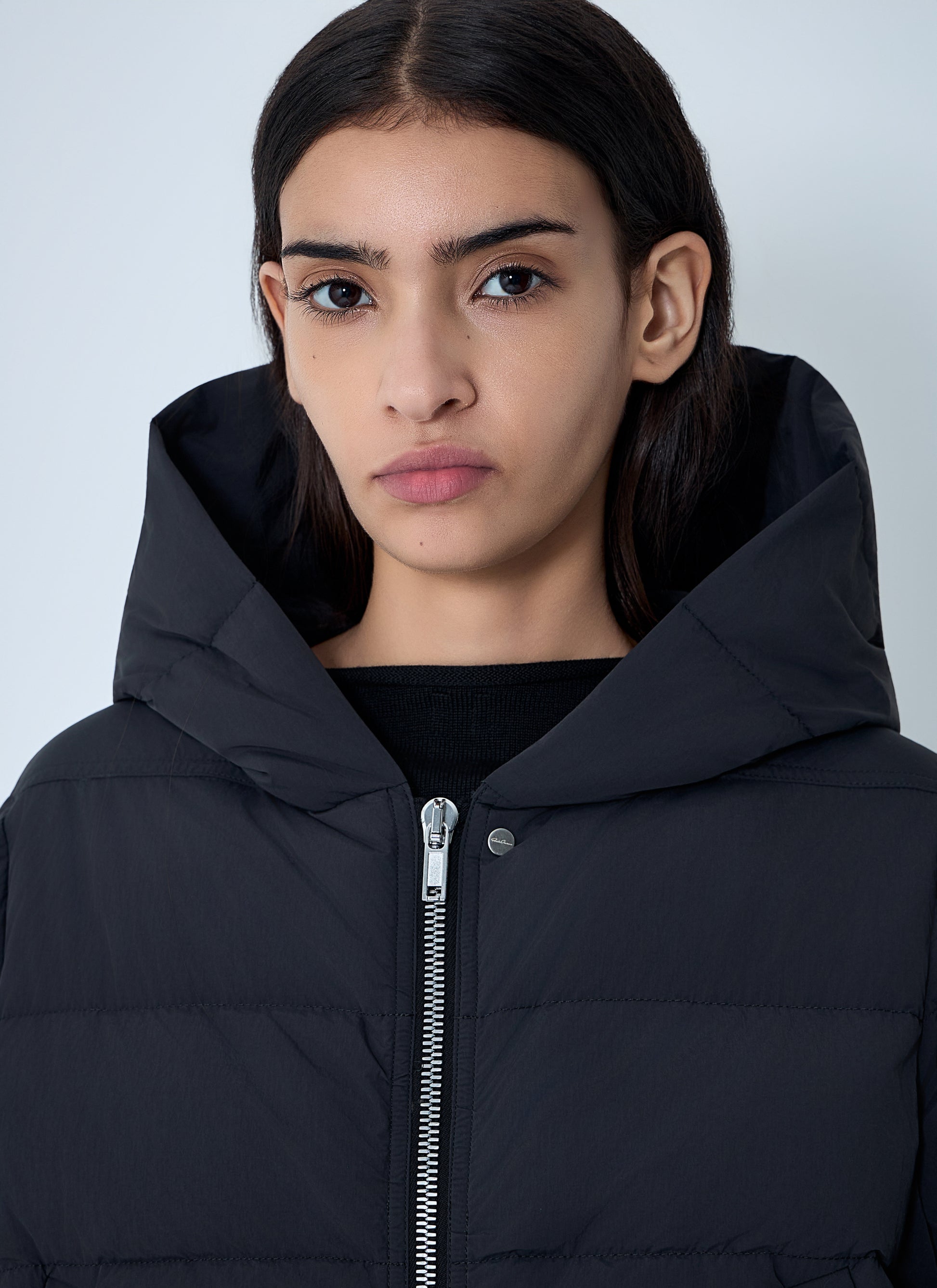 Rick Owens Women Hooded Down Jacket RICK OWENS