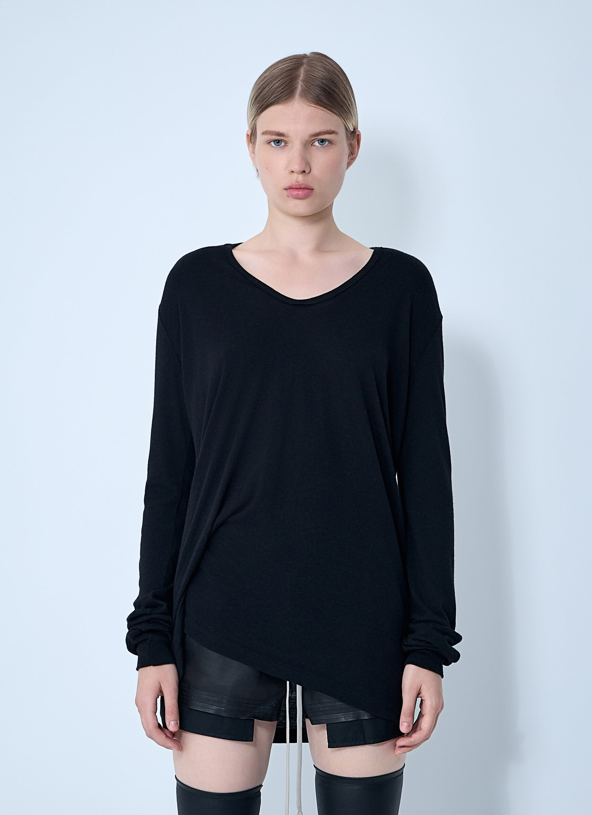 Rick Owens Women Hiked Long Sleeve Top RICK OWENS