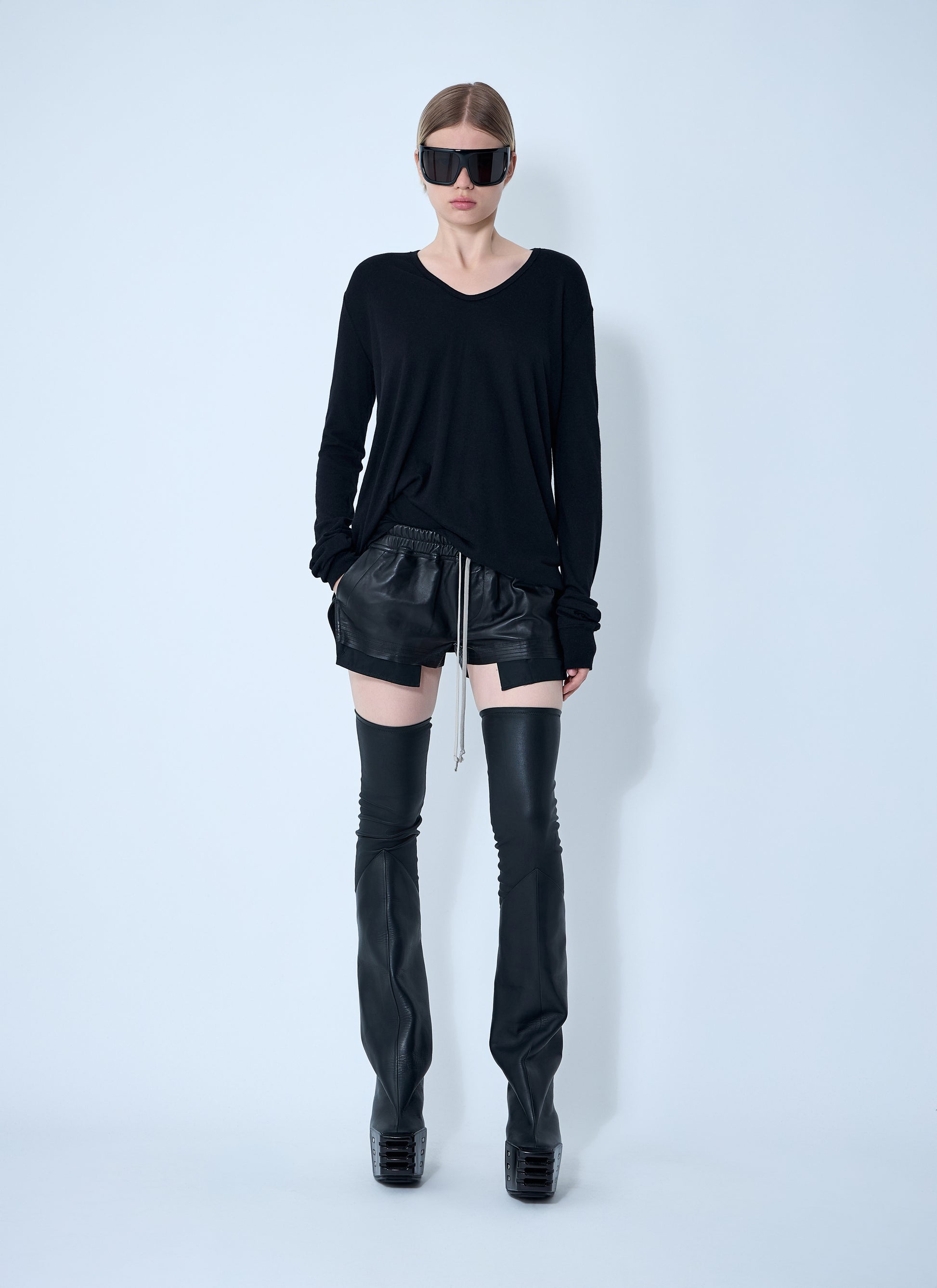 Rick Owens Women Hiked Long Sleeve Top RICK OWENS