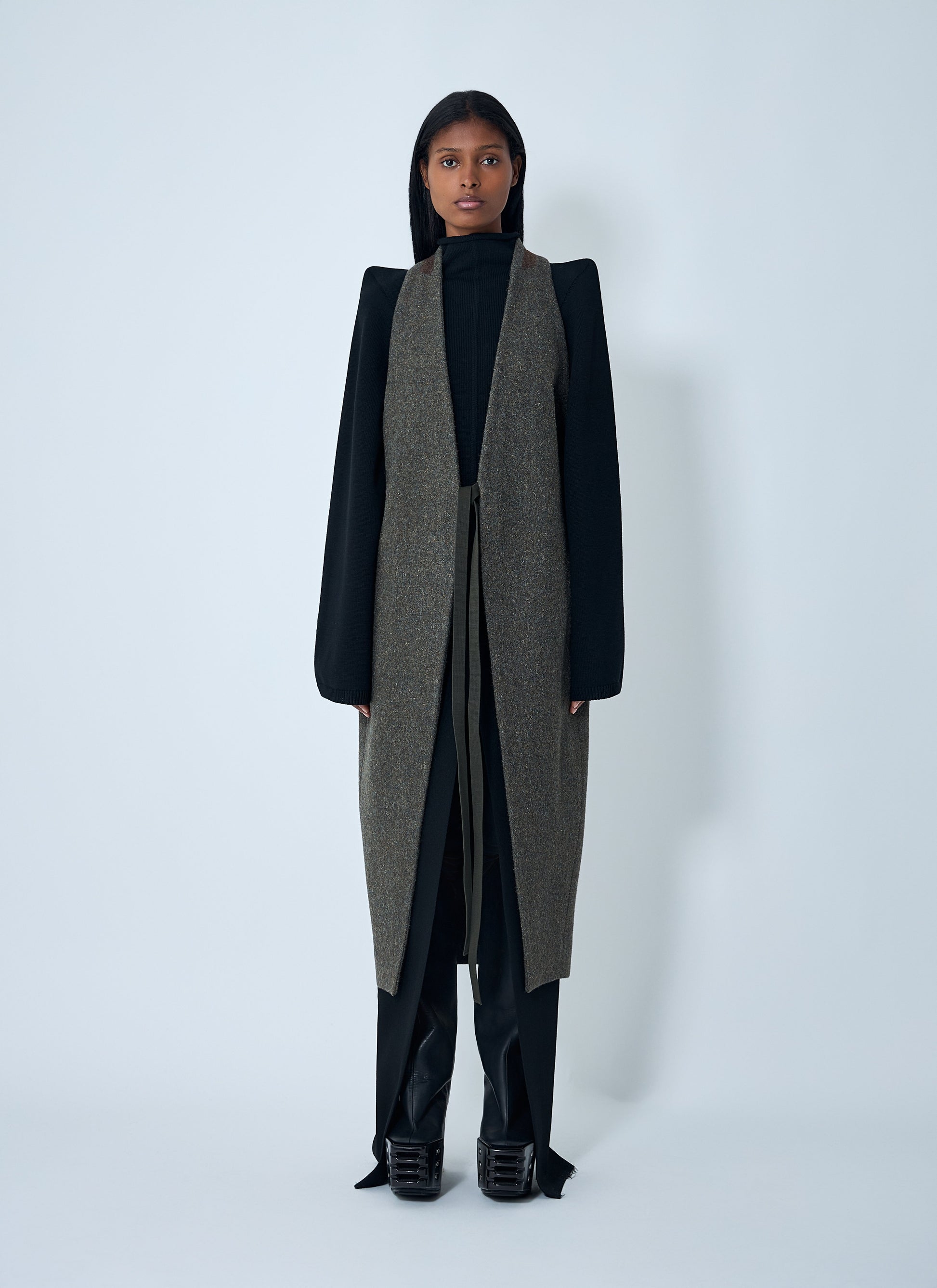 Rick Owens Women Wool Draped Waistcoat RICK OWENS