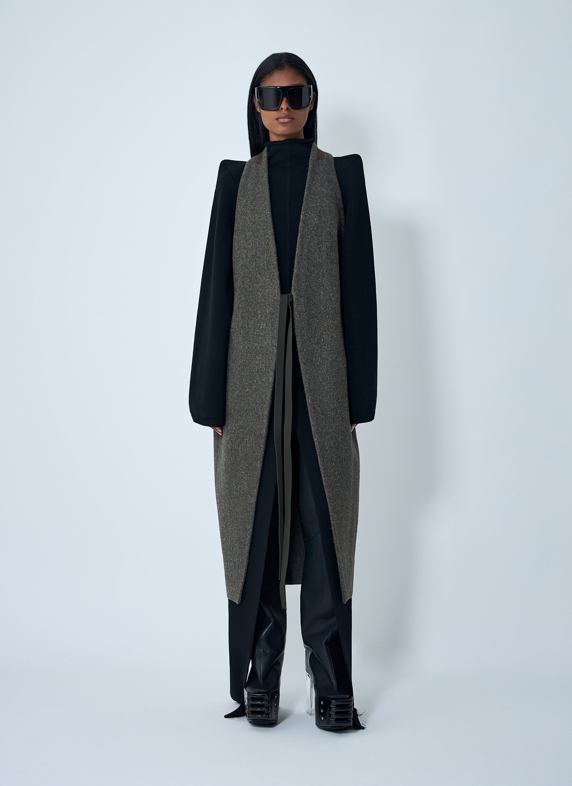 Rick Owens Women Wool Draped Waistcoat RICK OWENS