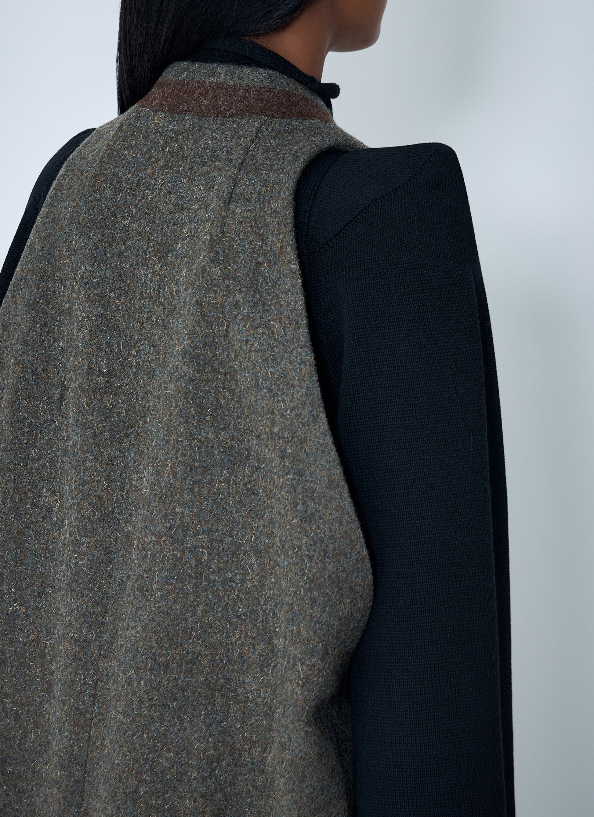 Rick Owens Women Wool Draped Waistcoat RICK OWENS