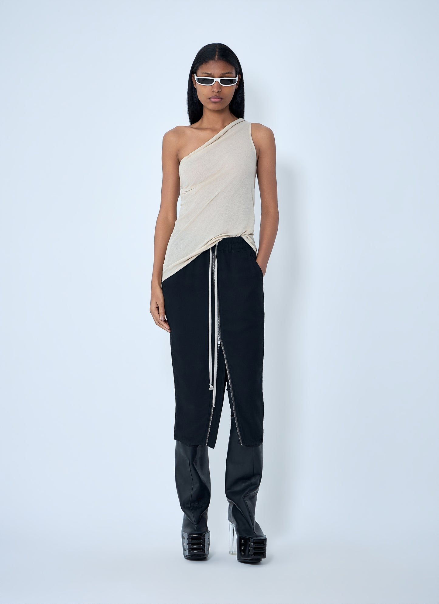 Rick Owens Women Elasticated Midi Skirt RICK OWENS